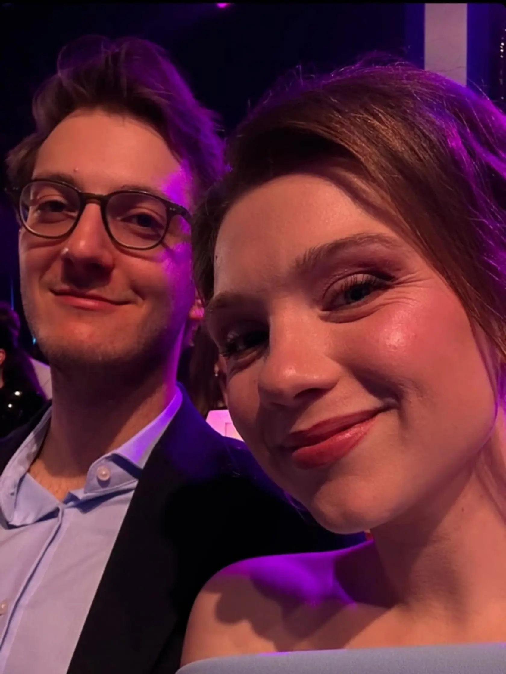 Lesana Krausková alias seriálová Alenka z Dunaja. Na druhé kolo šou Let´s Dance dorazila v spoločnosti priateľa Artura.