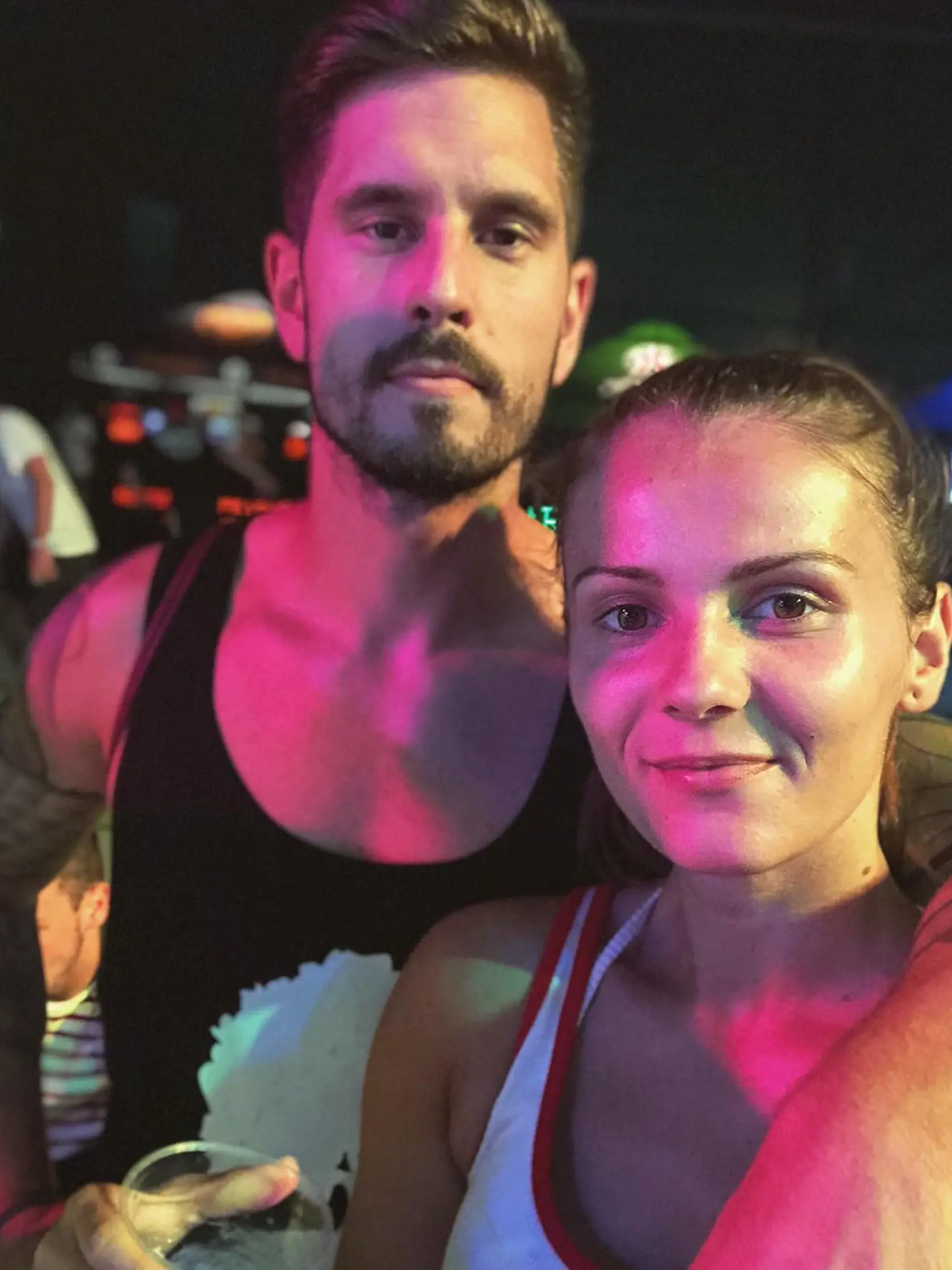 Jakub Zitron Ťapák s partnerkou Alexandrou