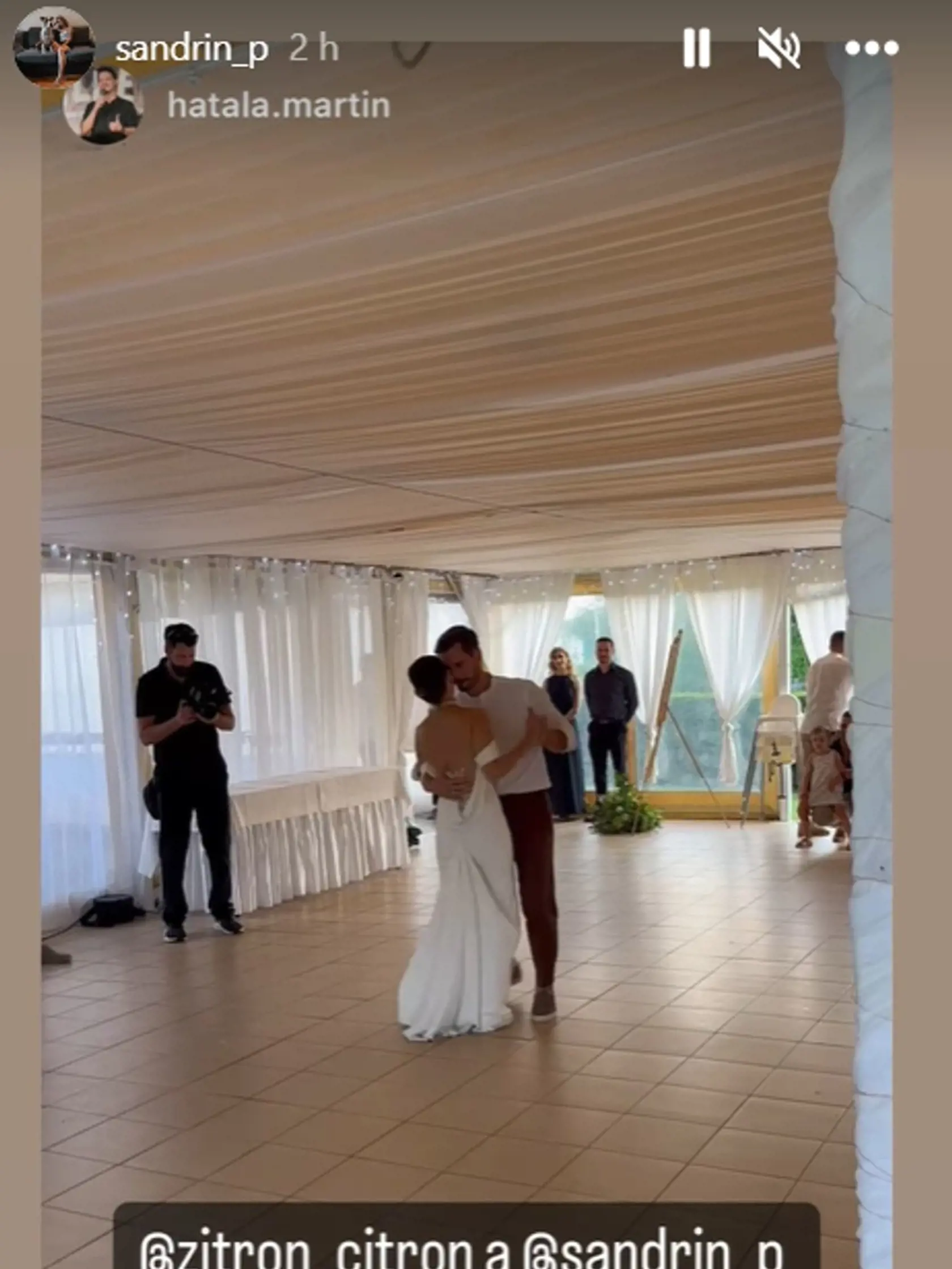 Jakub Zitron Ťapák sa oženil so svojou láskou Alexandrou.