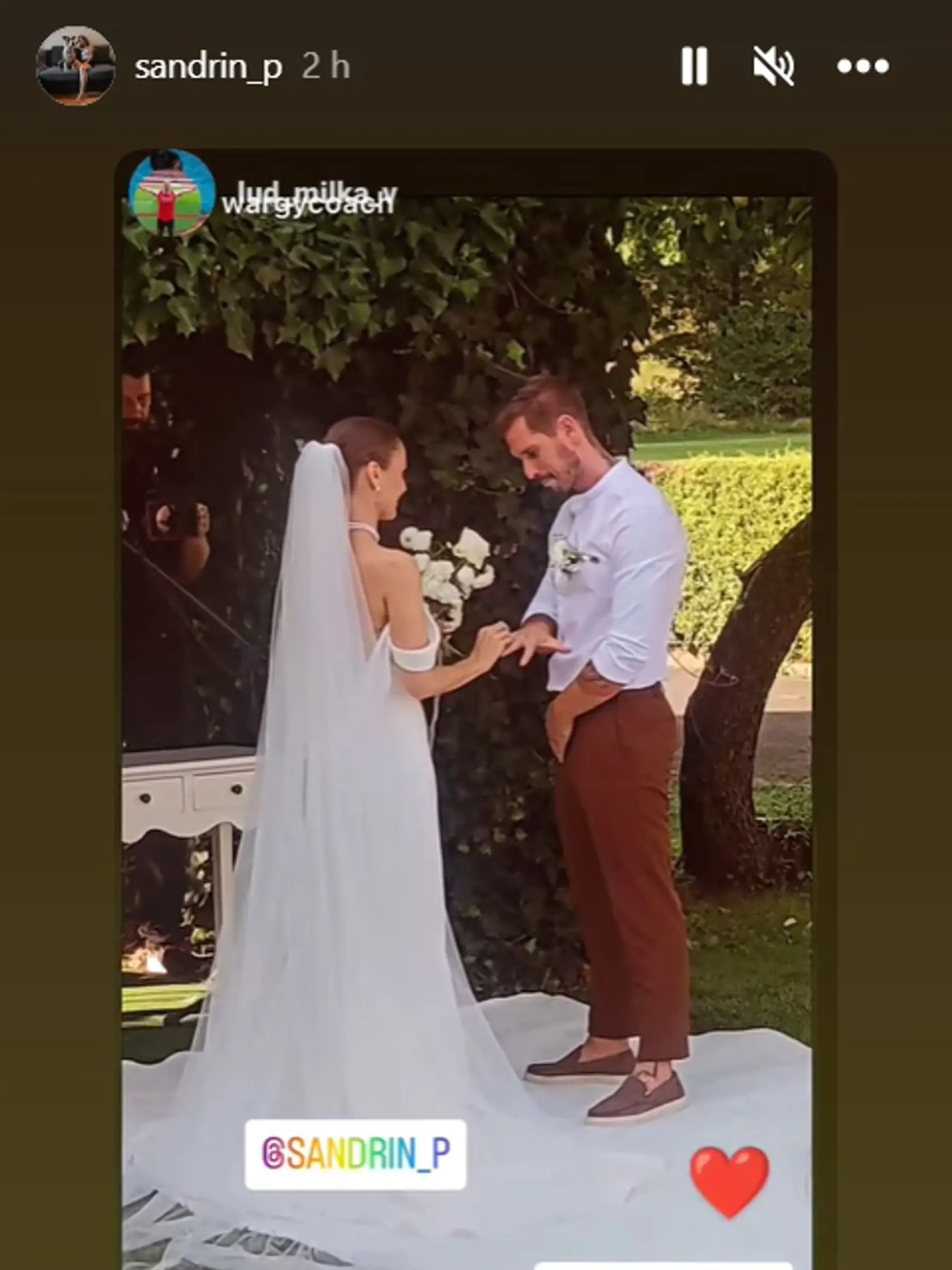 Jakub Zitron Ťapák sa oženil so svojou láskou Alexandrou.