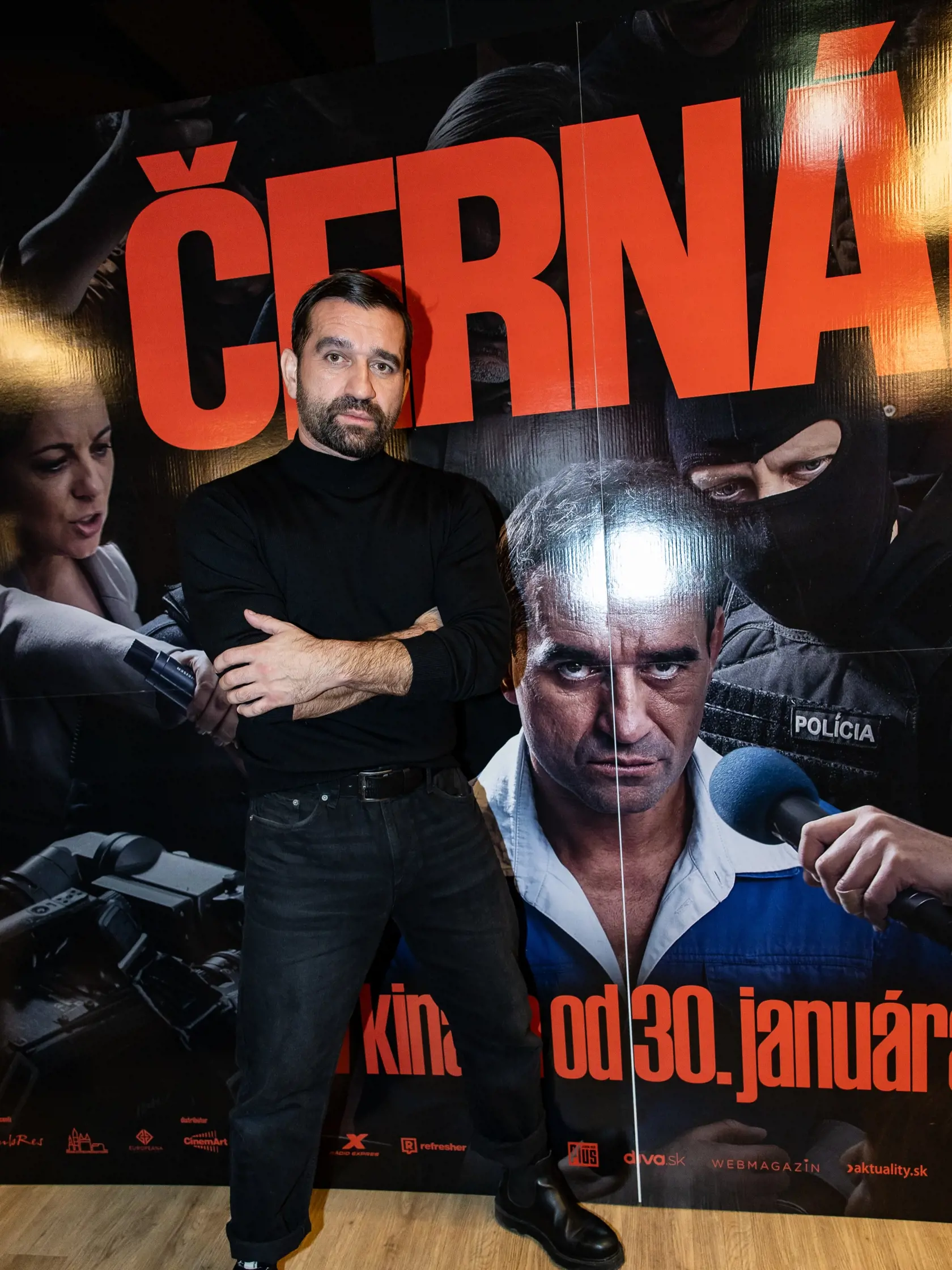 Premiéra filmu “ČERNÁK”. Na snímke je Milan Ondrík.