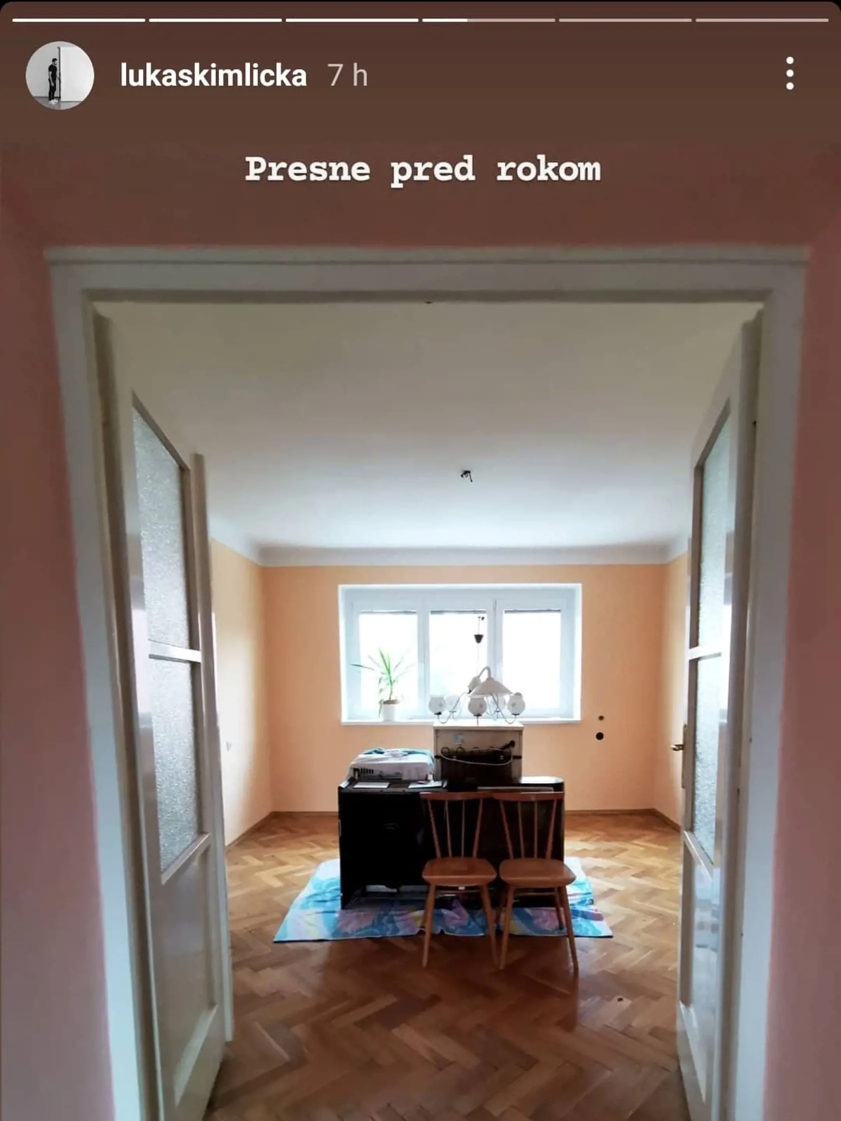 Takto to v byte vyzeralo pred rekonštrukciou.