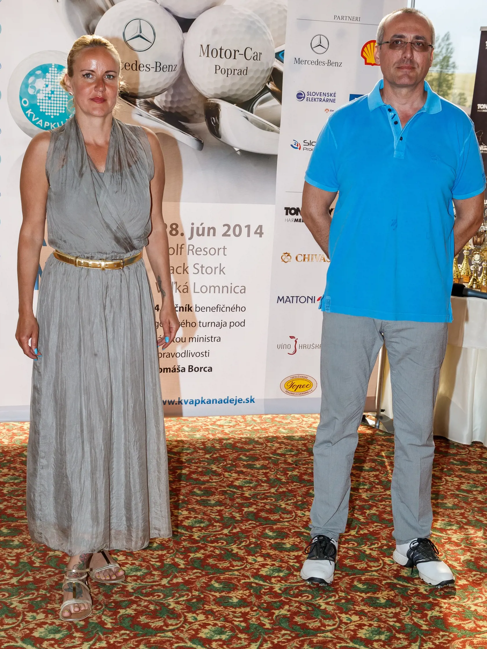 Charitativny golfovy turnaj vo Velkej Lomnici
