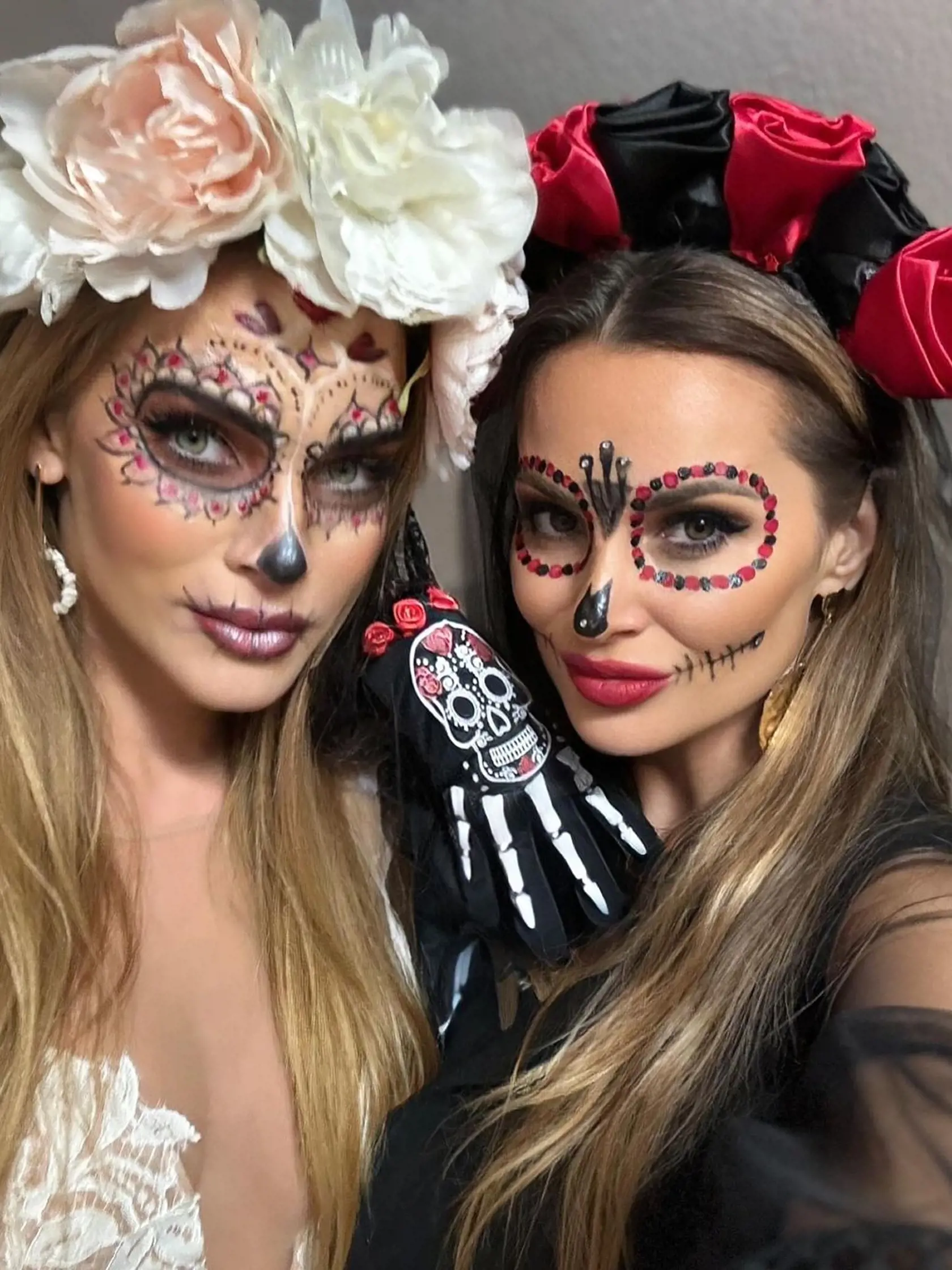 Andrea Verešová si dala záležať. Aj ako Mŕtva nevesta bola krásna. Halloweena oslávila v spoločnosti rodiny a priateľov.