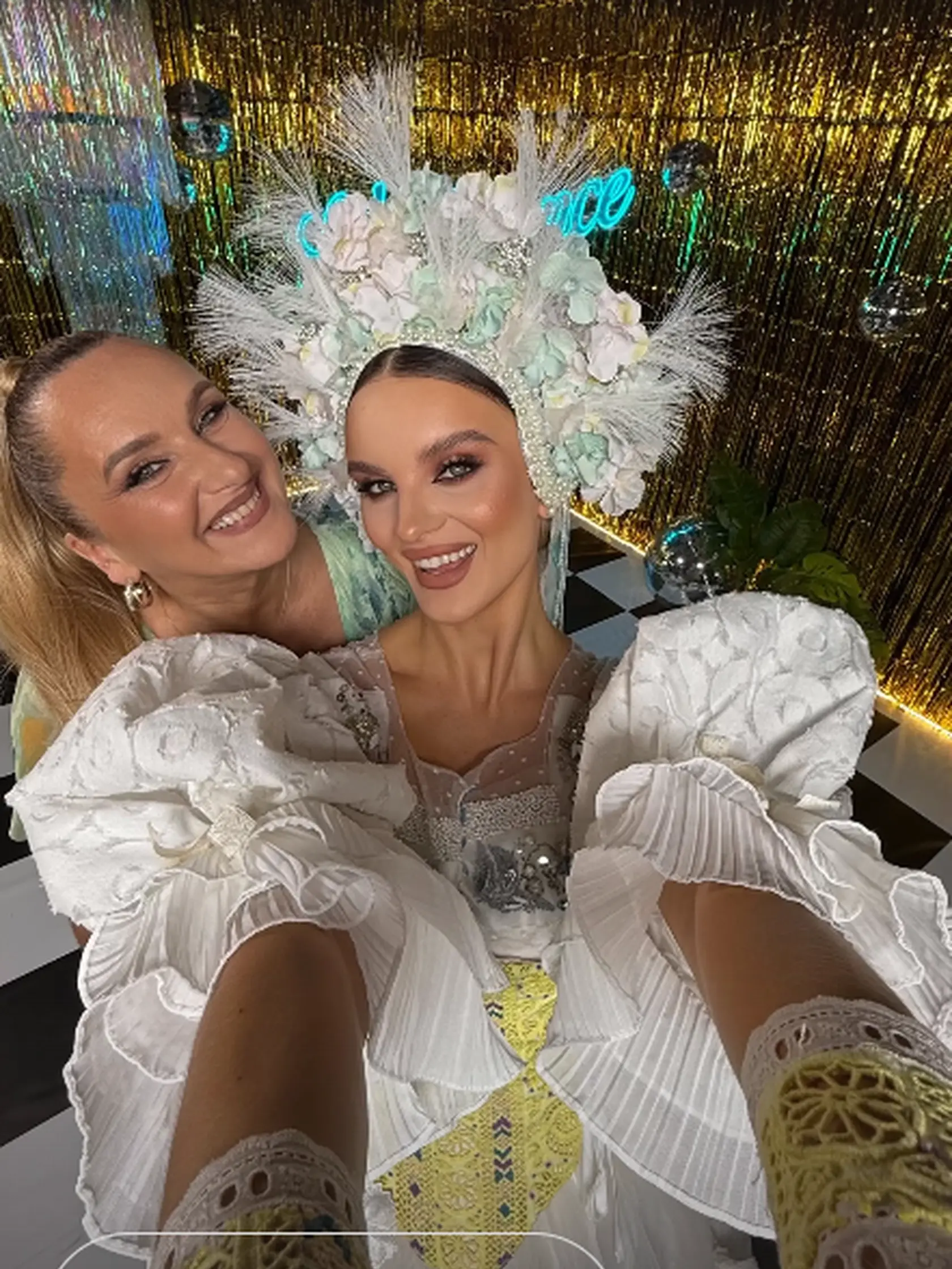 Kristína Víglaská bola na Let´s Dance neprehliadnuteľná. Na fotke s mamou.