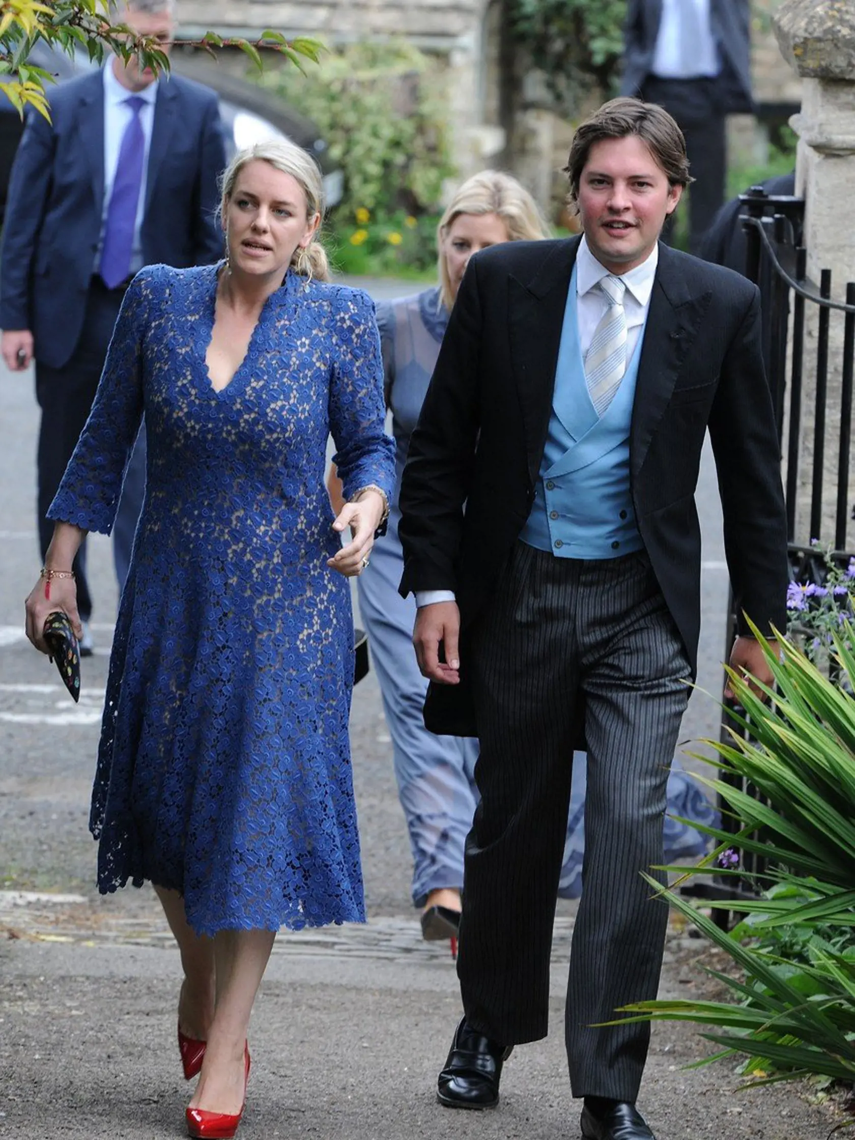 Laura and Harry Lopes at the wedding of Ben Elliot and Mary Clare Winwood in NorthLeach, Image: 102296862, License: Rights-managed, Restrictions: , Model Release: no, Credit line: Profimedia, TEMP Camerapress