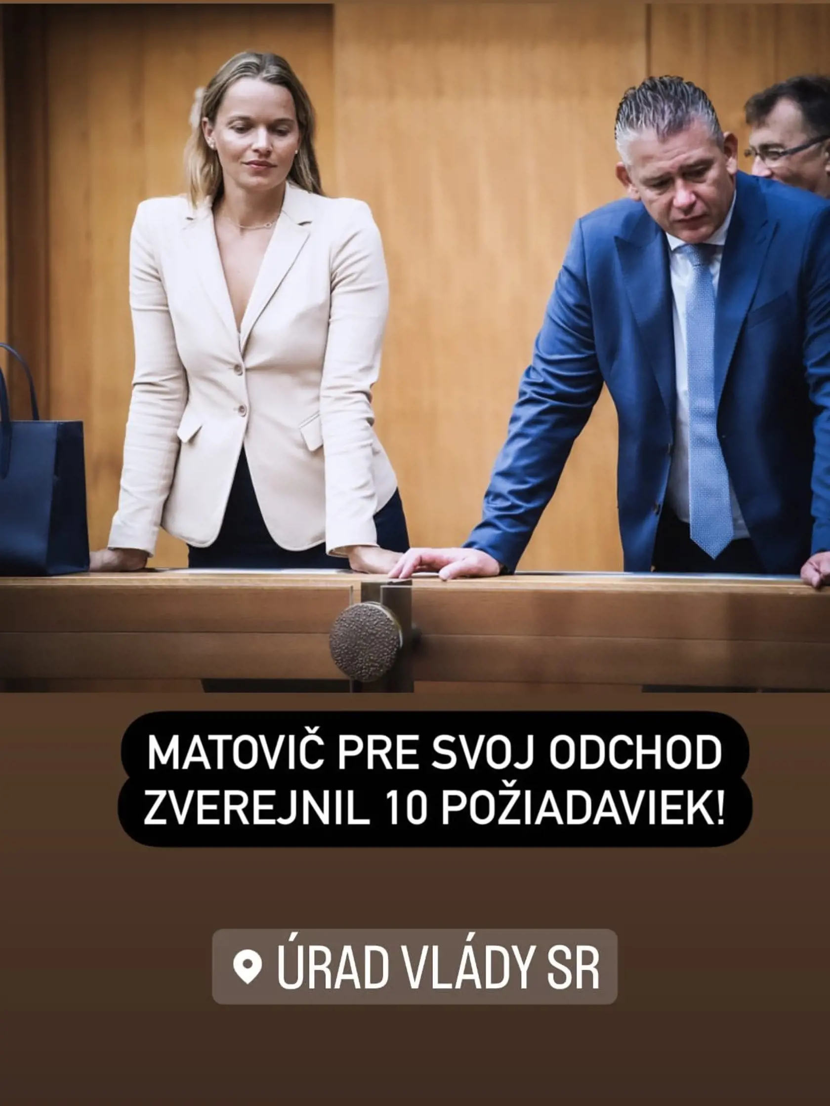Romana Tabák s ministrom vnútra Romanom Mikulcom.