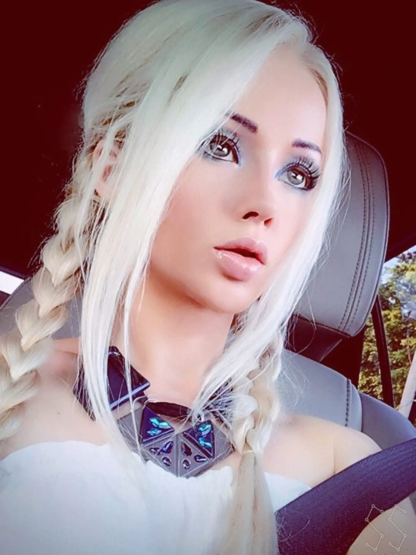 Pic shows: Valeria Lukyanova.  A model known as the human Barbie says she hates children and could not imagine herself ever taking care of a baby.  Valeria Lukyanova, 31, who dedicates her life to looking like the Mattel doll, shared her provocative views about motherhood on social media.  The Ukrainian doll-like blonde says the reason she has never had a child is not because she is afraid of gaining weight - but because she hates kids.  Lukyanova said: "Of course I'd be able to get my body back
