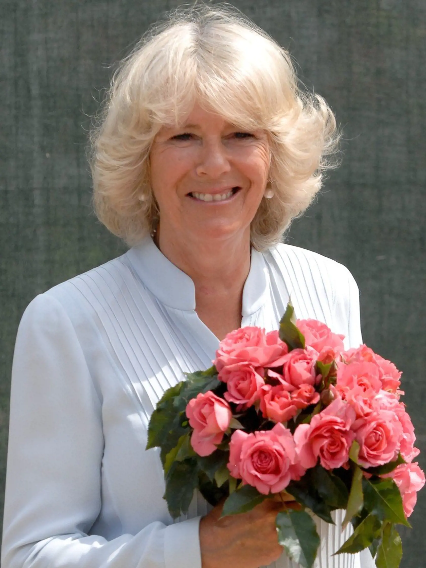 08/07/2010: Camilla, Duchess of Cornwall visiting the Hampton Court Flower Show 2010. Here The Duchess of Cornwall is being presented with 'Rosa Precious Love' on behalf of the CBC, Child Bereavement Charity. The rose was specially grown by C & K Roses. Prince William is Royal Patron of the Child Bereavement Charity., Image: 76578205, License: Rights-managed, Restrictions: , Model Release: no, Credit line: Profimedia, Goff Photos