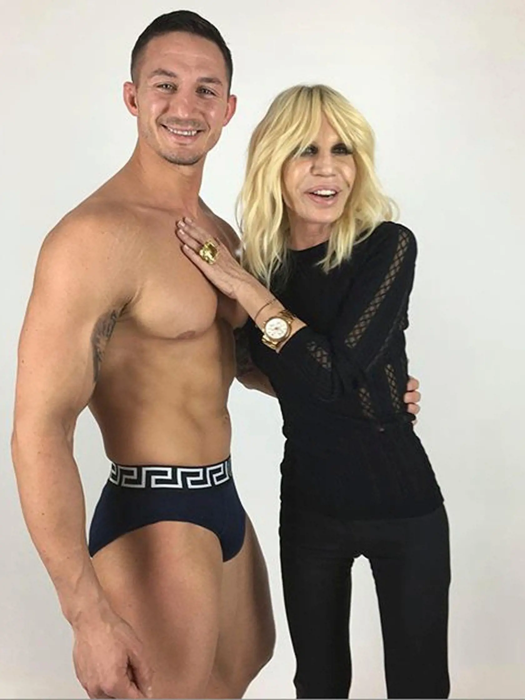 13 Jan 2016  Donatella Versace pictured in this celebrity social media photo!, Image: 271315080, License: Rights-managed, Restrictions: PLEASE CREDIT AS PER BYLINE *UK CLIENTS MUST CALL PRIOR TO TV OR ONLINE USAGE PLEASE TELEPHONE 0208 344 2007*  PLEASE CREDIT AS PER BYLINE *UK CLIENTS MUST CALL PRIOR TO TV OR ONLINE USAGE PLEASE TELEPHONE 0208 344 2007*, Model Release: no, Credit line: Profimedia, Xposurephotos