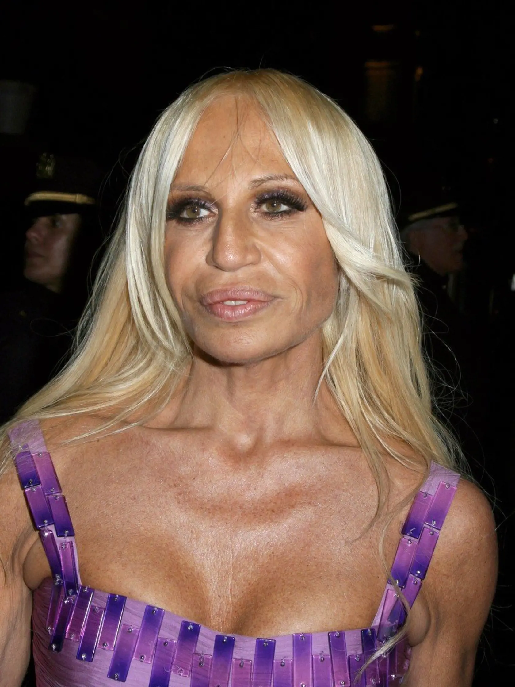 Donatella Versace Elton John's 60th birthday party, Cathedral Church of St. John the Divine, New York, America - 24 Mar 2007, Image: 225499371, License: Rights-managed, Restrictions: , Model Release: no, Credit line: Profimedia, TEMP Rex Features