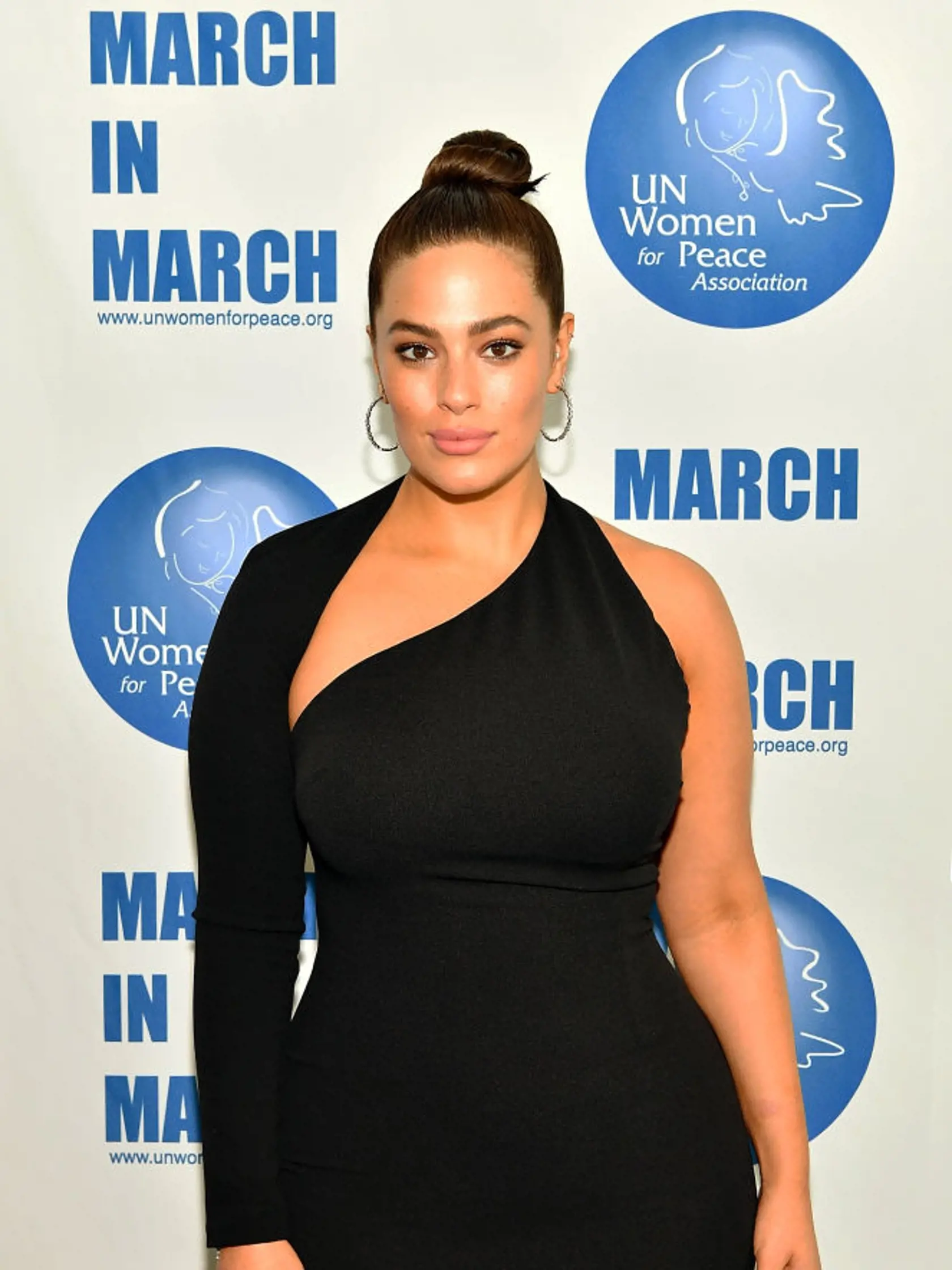 NEW YORK, NY - MARCH 08:  Model/author Ashley Graham attends International Women's Day United Nations Awards Luncheon on March 8, 2018 in New York City.  (Photo by Slaven Vlasic/Getty Images)