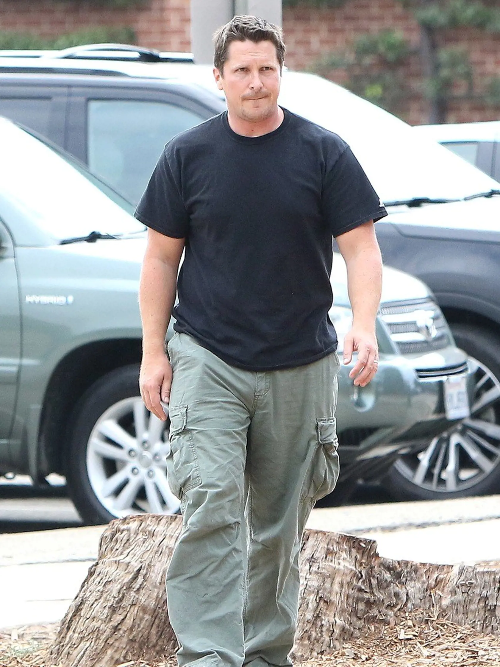 Christian Bale, Joseph Bale  Christian Bale out and about, Los Angeles, USA - 17 Sep 2017  Christian Bale shows off fuller physique as he takes his son Joseph Bale to the park in Brentwood, Image: 349681927, License: Rights-managed, Restrictions: , Model Release: no, Credit line: Profimedia, TEMP Rex Features