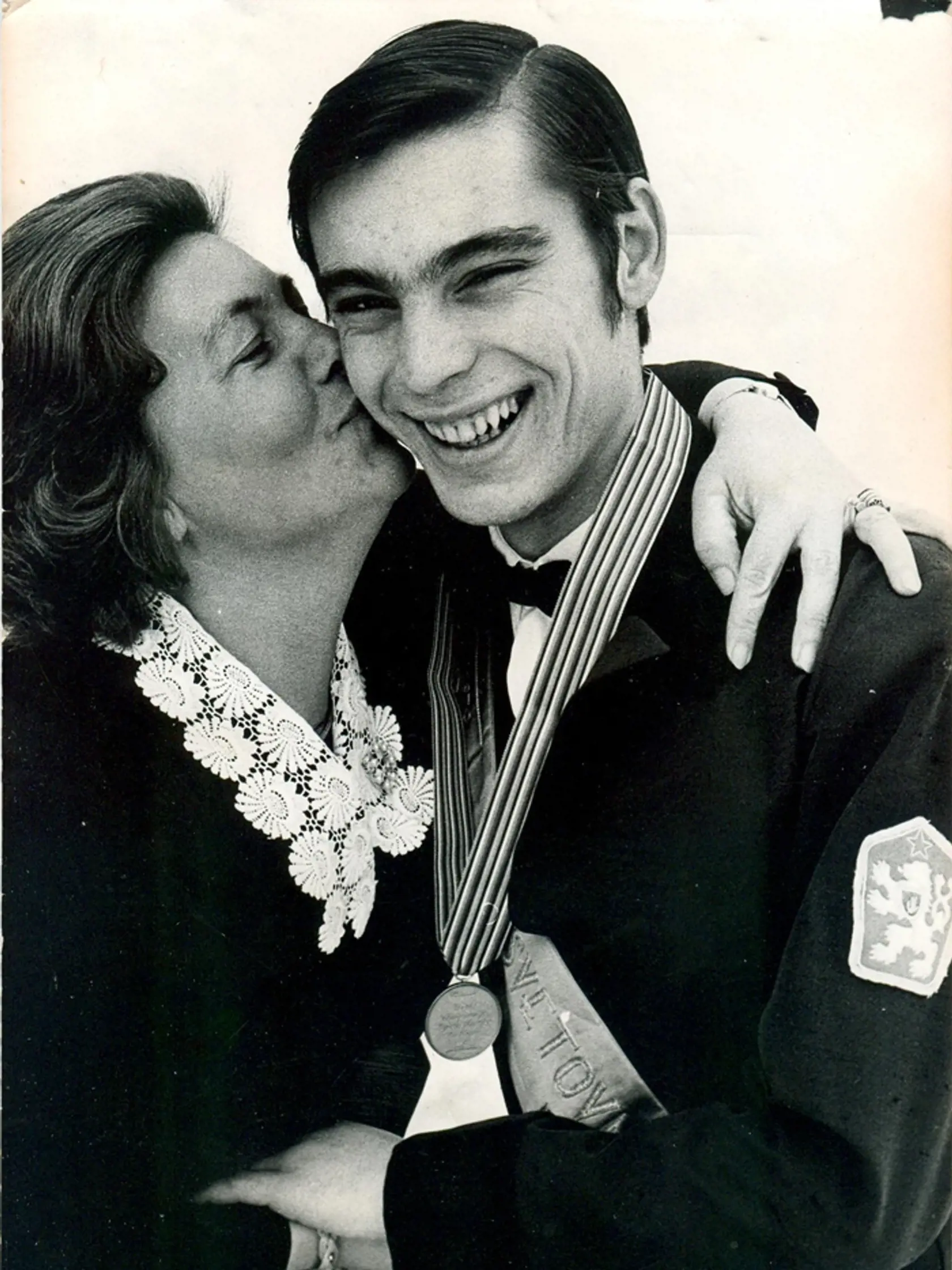 Ondrej Nepela a jeho trénerka Hilda Múdra