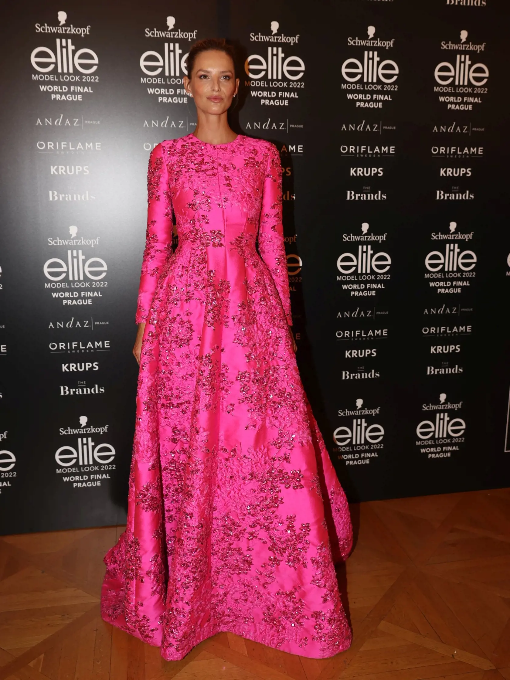 Top modelka Michaela Kociánová na finálovom večer Elite Model Look.