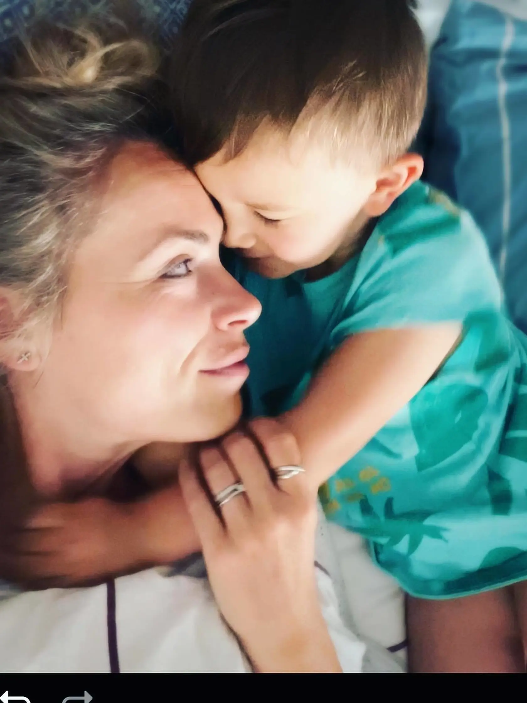 Mirka so svojim synčekom Julianom Danielom.