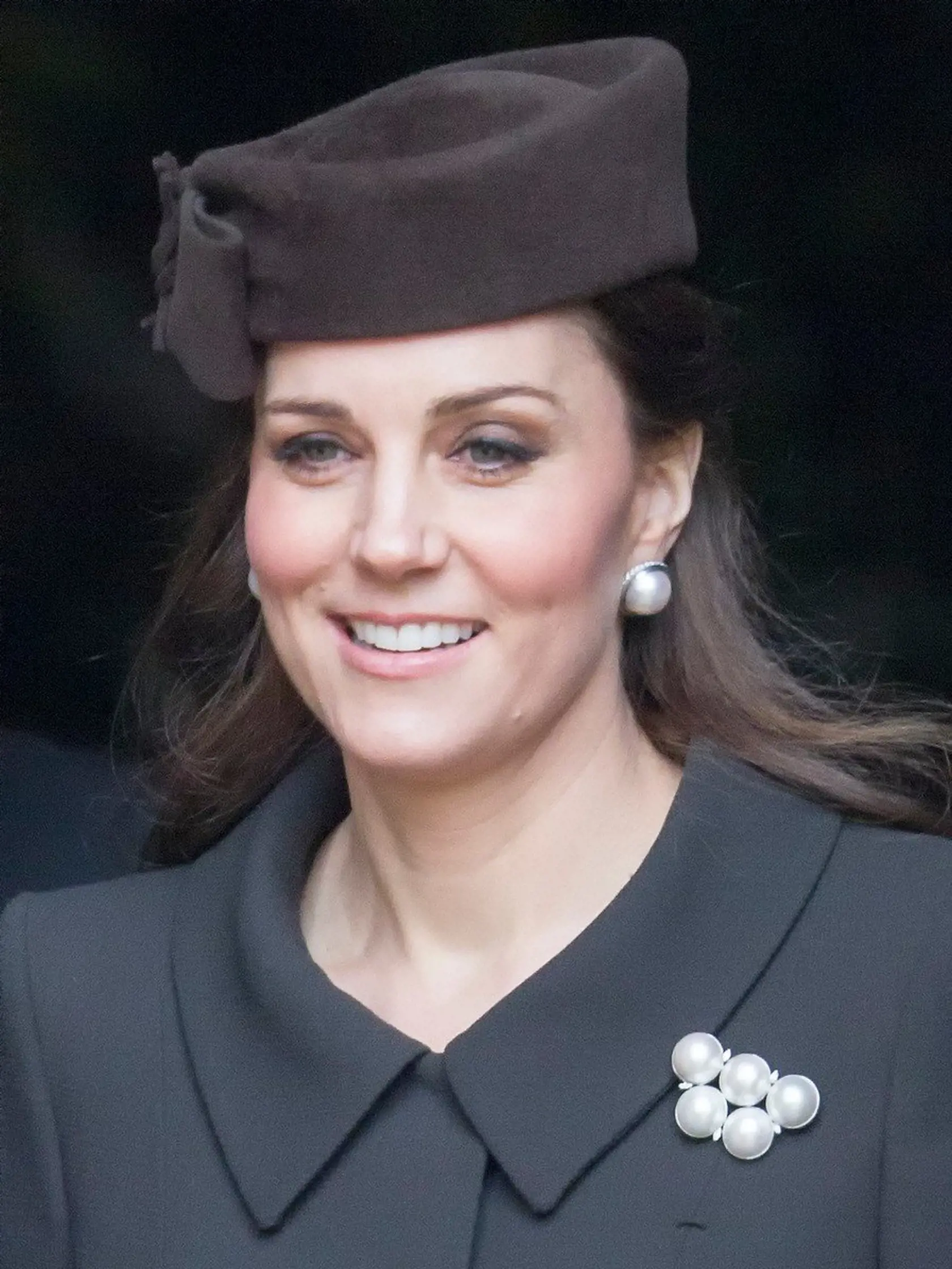 Members of the British Royal Family led by HM The Queen Elizabeth II attend the traditional Easter Sunday service at St George's Chapel in Windsor Castle.   WINDSOR - UK - 1st April 2018 Pictured: Duchess of Cambridge, Image: 367492761, License: Rights-managed, Restrictions: -ARG,-AUT,-BEL,-BRA,-CHE,-DEU,-ESP,-FRA,-GBR,-GTM,-ITA,-JPN,-MEX,-NLD,-PER,-POL,-RUS, Model Release: no, Credit line: Profimedia, Splash