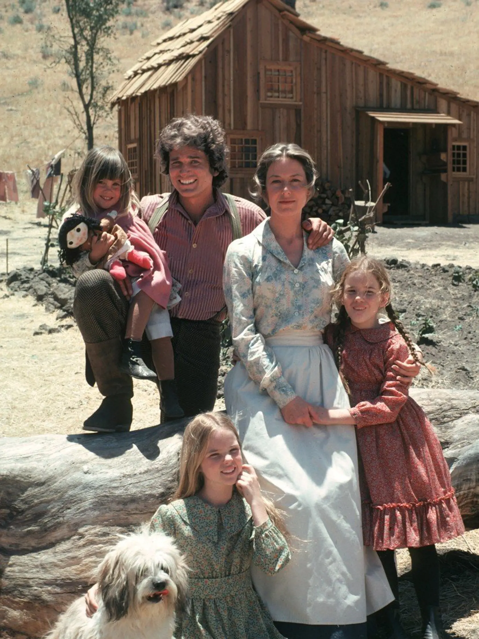 Lindsay Greenbush, Michael Landon, Karen Grassle, Melissa Gilbert, Melissa Sue Anderson, ""Little House on the Prairie" circa 1974 NBC, Image: 195190736, License: Rights-managed, Restrictions: For Editorial Use Only -, Model Release: no, Credit line: Profimedia, Hollywood Archive