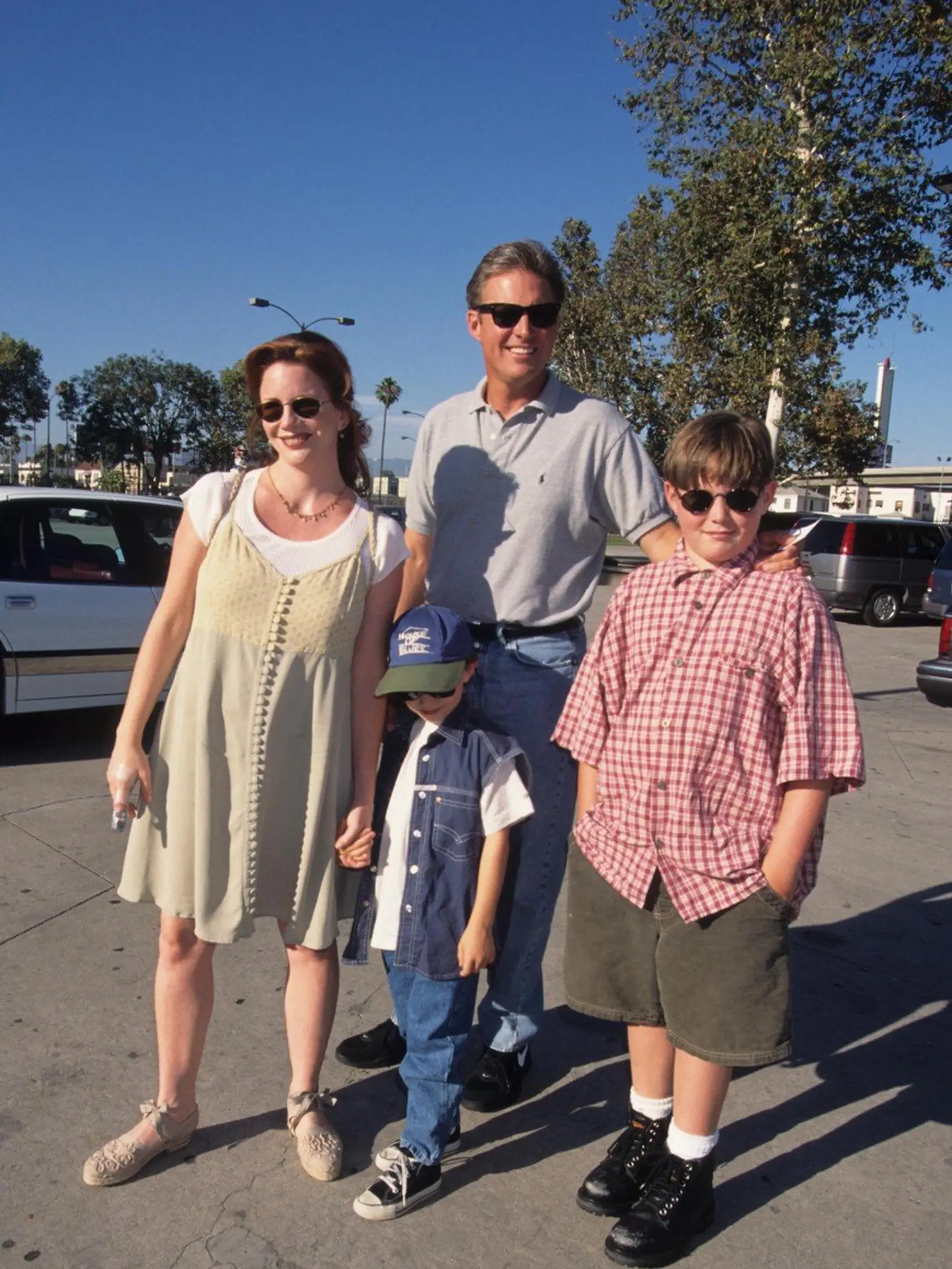 MELISSA GILBERT with husband Bruce Boxleitner , sons Lee and Dakota Paul Brinkman at Ringling Brothers Circus in Los Angeles 1995.k2265lr., Image: 146173453, License: Rights-managed, Restrictions: , Model Release: no, Credit line: Profimedia, Zuma Press - Archives