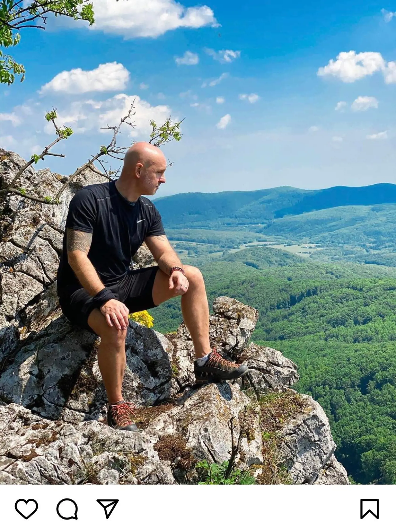 Potetovaný Branislav Gröhling má rád prírodu,