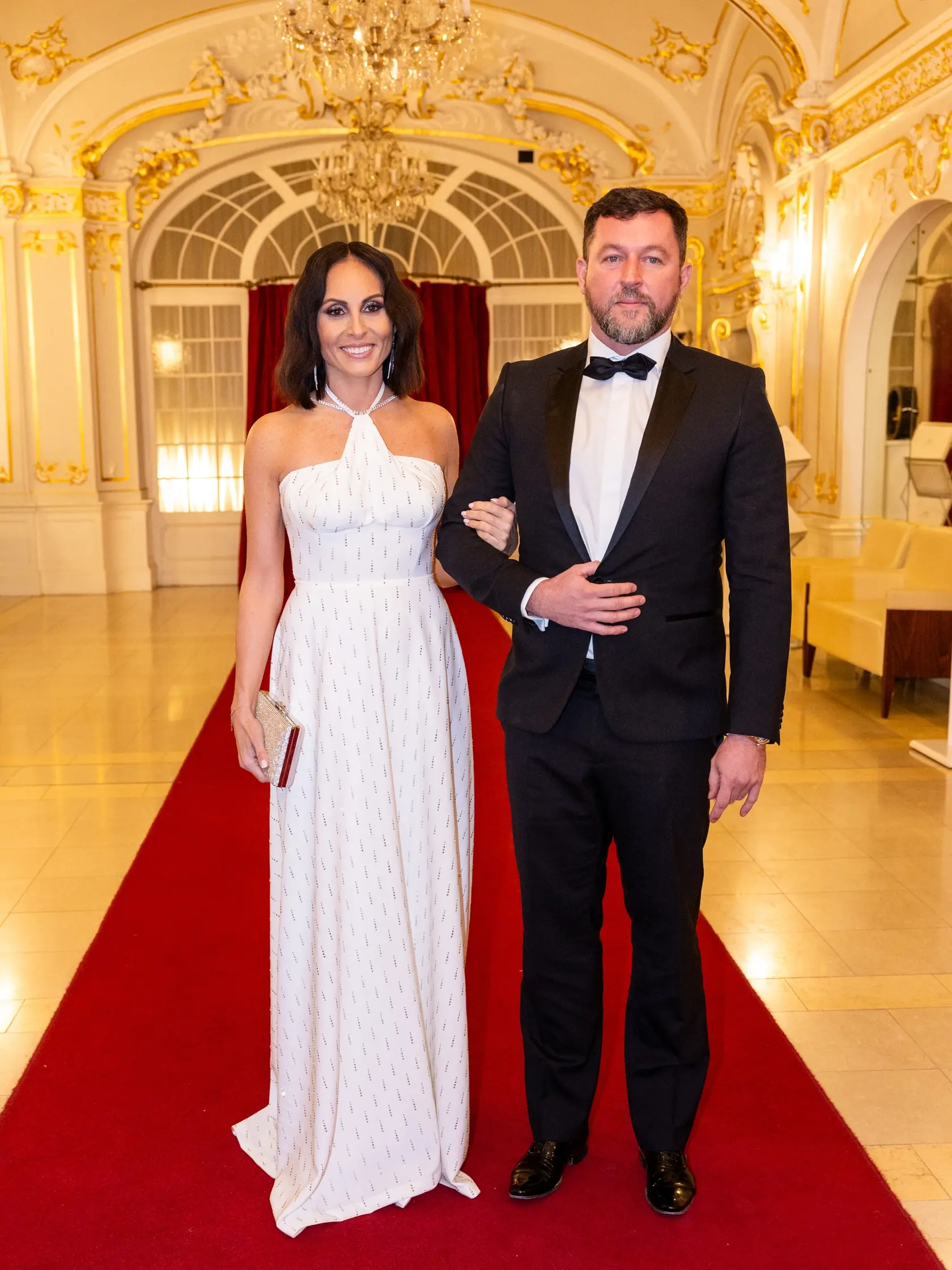 Prešporský bál. Na snímke Zuzana Dolinková a Marek Brezničan.