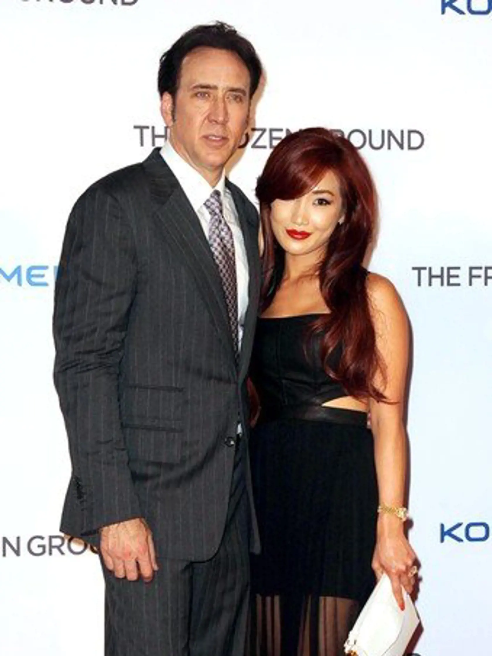 Nicolas Cage and Alice Kim  'The Frozen Ground' Film Premiere, London, Britain - 17 Jul 2013, Image: 235372451, License: Rights-managed, Restrictions: , Model Release: no, Credit line: Profimedia, TEMP Shutterstock