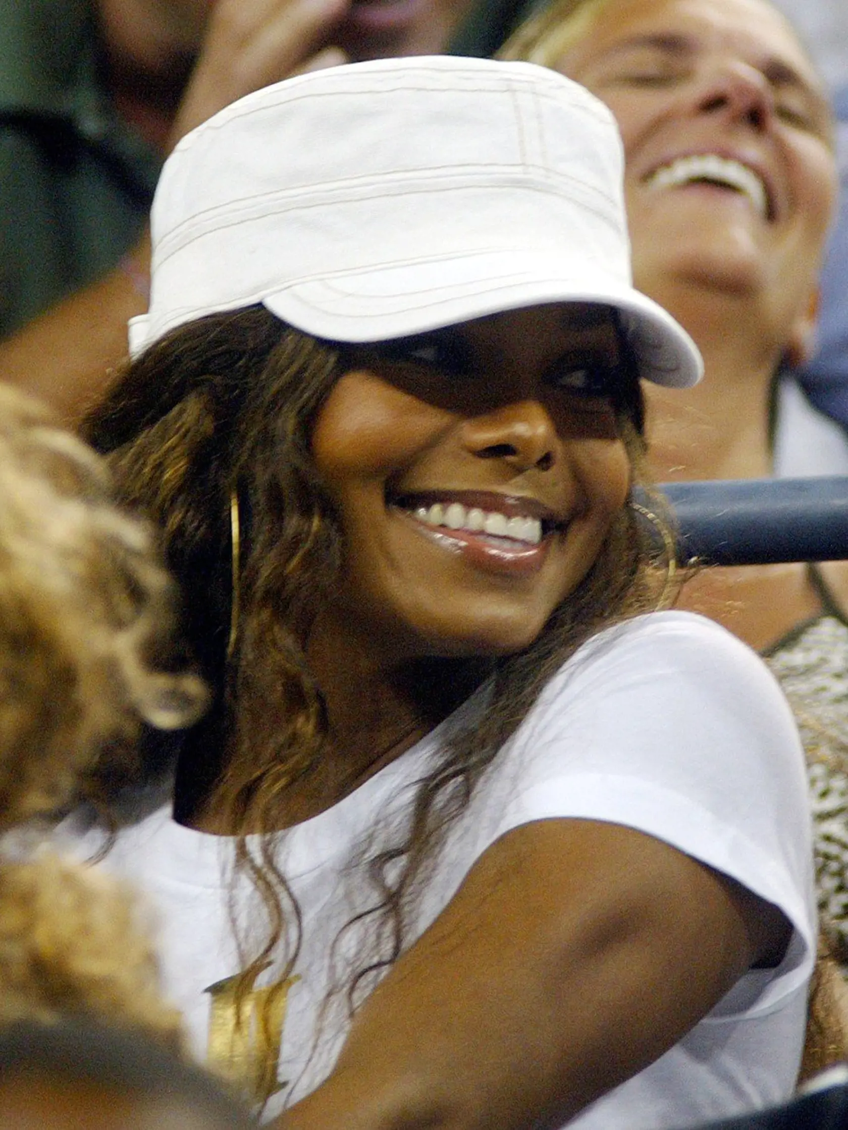 Janet Jackson Enjoying the tennis, in the audience, at Day 1 of the US Open 2007 at the Billy Jean King Tennis Centre, Queens New York City, USA - 27.08.07, Image: 22317523, License: Rights-managed, Restrictions: , Model Release: no, Credit line: Profimedia, Wenn
