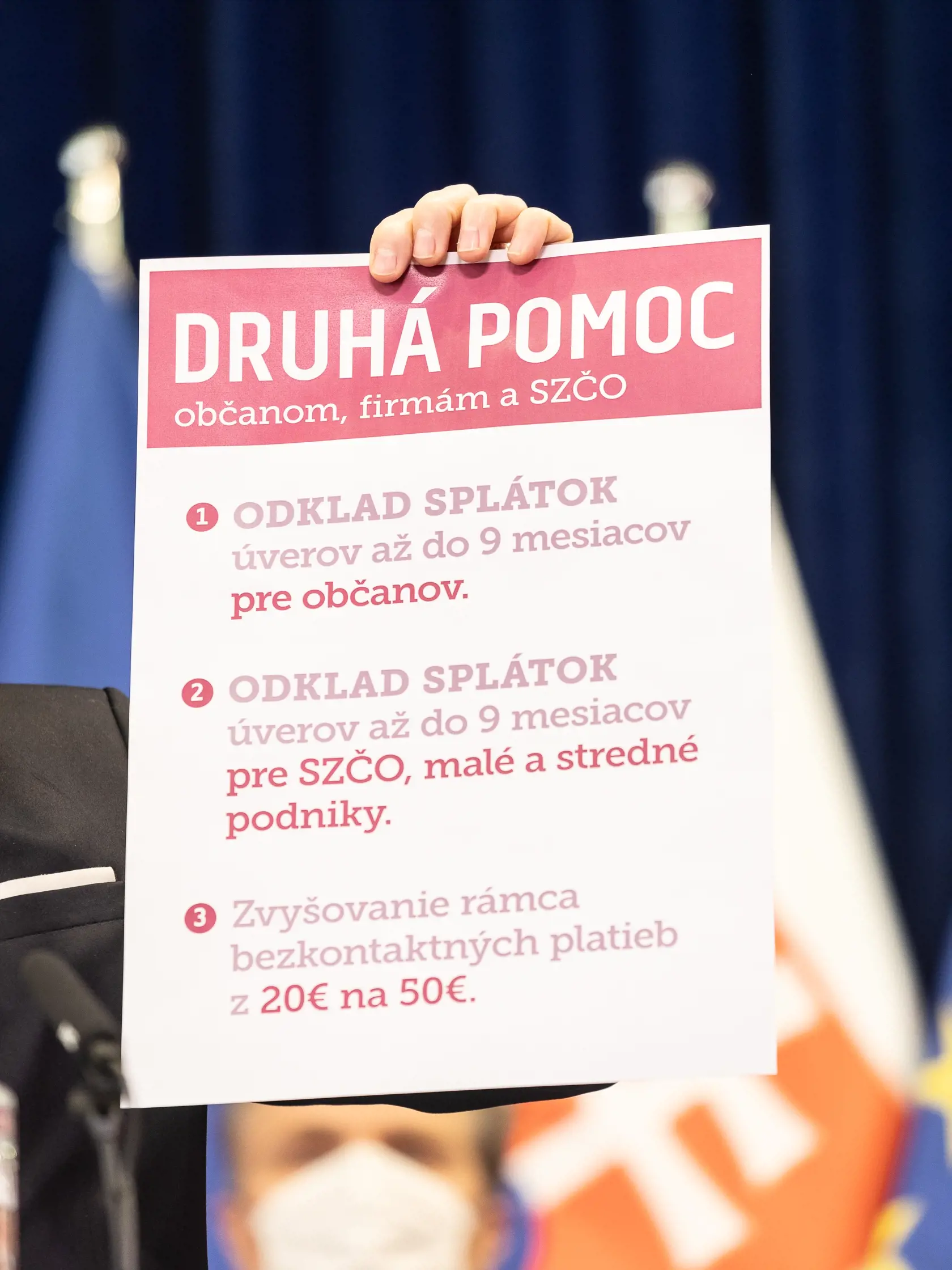 Brífing premiéra Igora Matoviča a minister financií Eduarda Hegera k ďalším ekonomickým opatreniam, ktoré majú zmierniť dopad krízy 