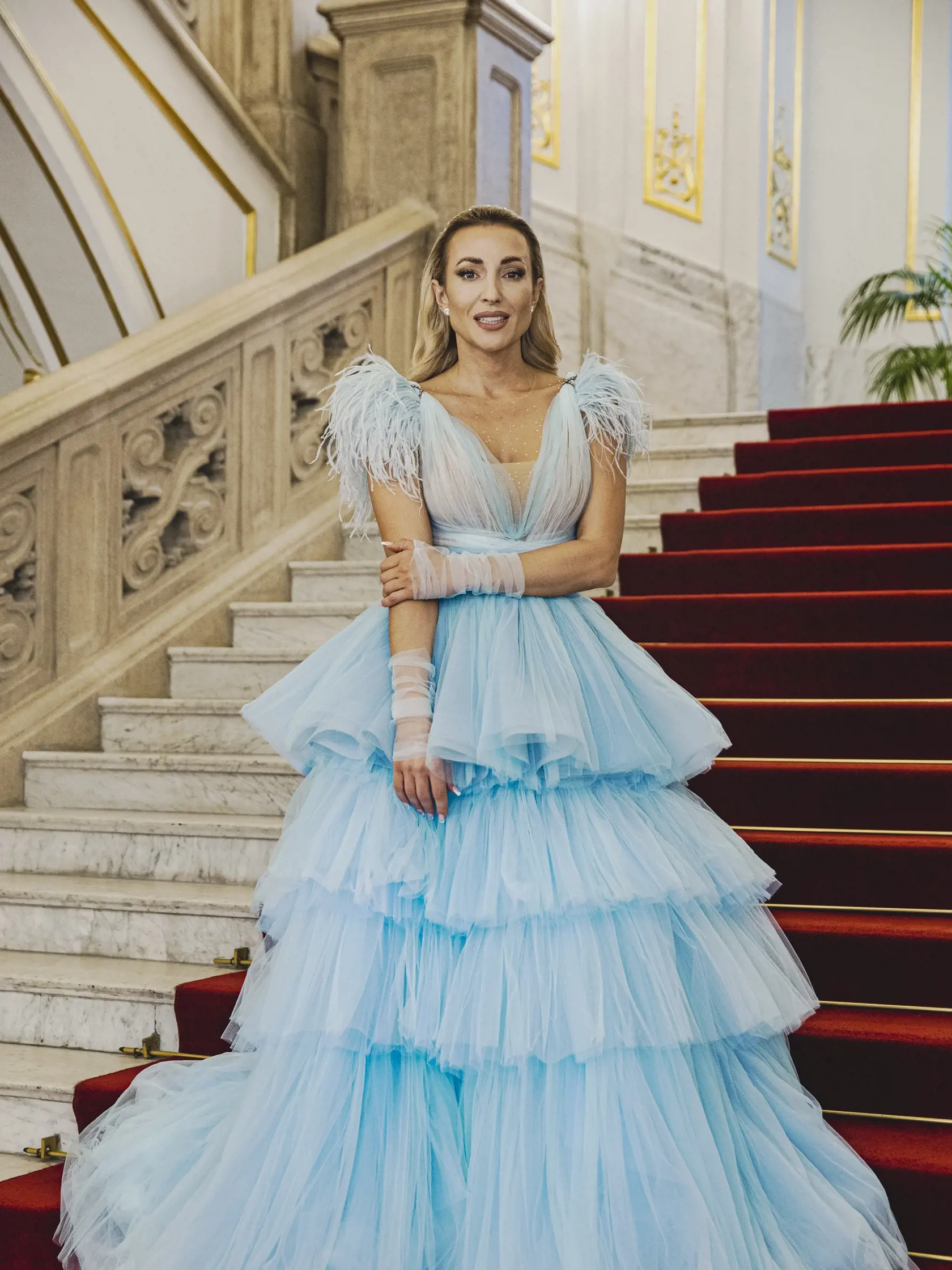 Na snímke Simona Simanová počas galavečera Slovenka roka.