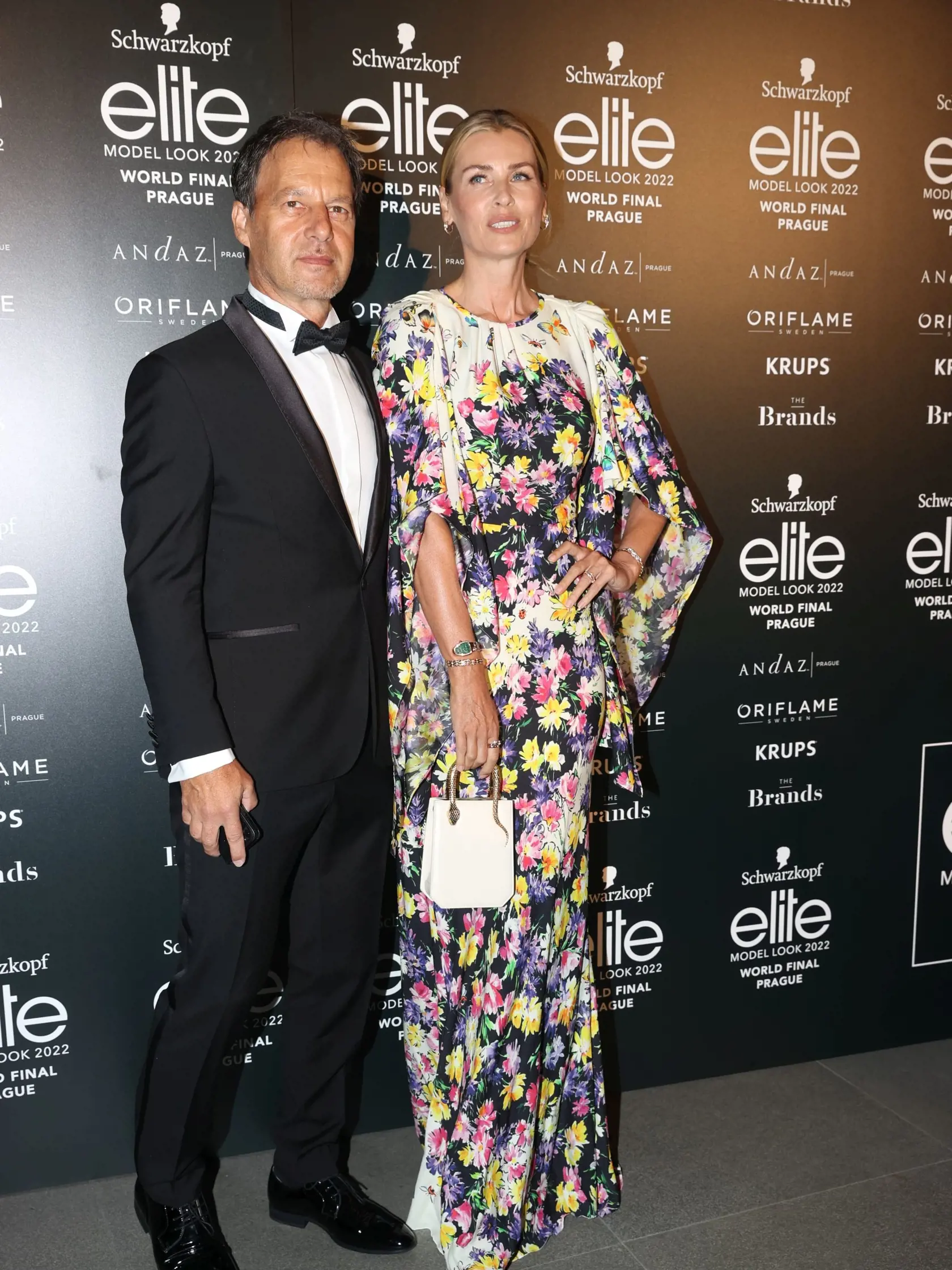 Svetové finále Elite Model Look. Na snímke Paľo Habera s partnerkou Danielou Peštovou.