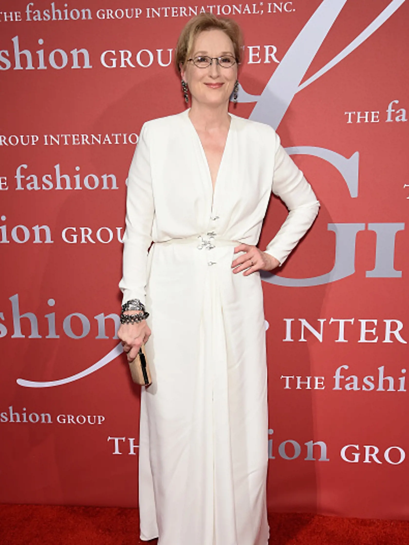 NEW YORK, NY - OCTOBER 22:  Meryl Streep attends the 2015 Fashion Group International Night Of Stars Gala at Cipriani Wall Street on October 22, 2015 in New York City.  (Photo by Dimitrios Kambouris/Getty Images)