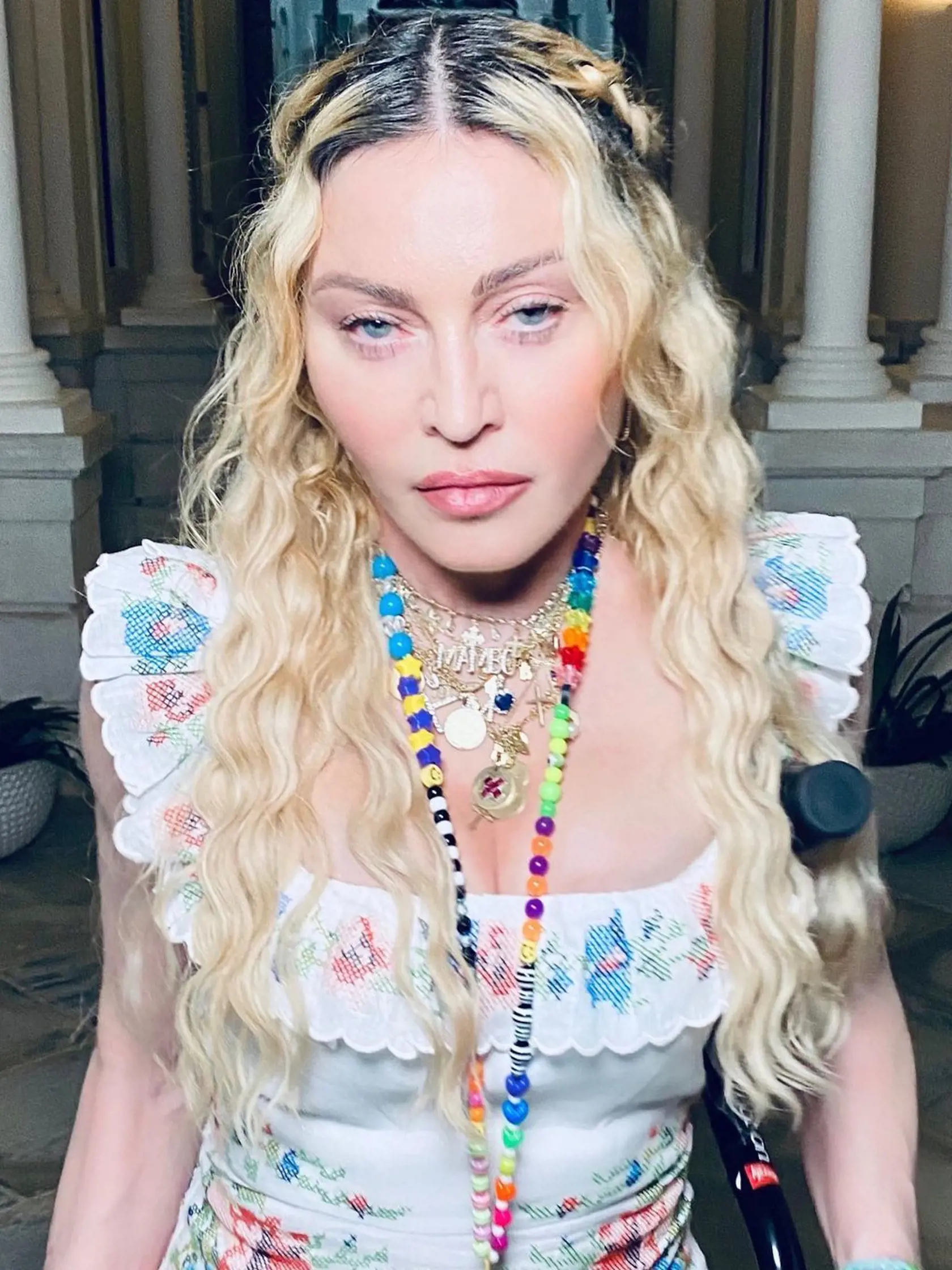 Madonna počas oslavy svojich narodenín na Jamaice.