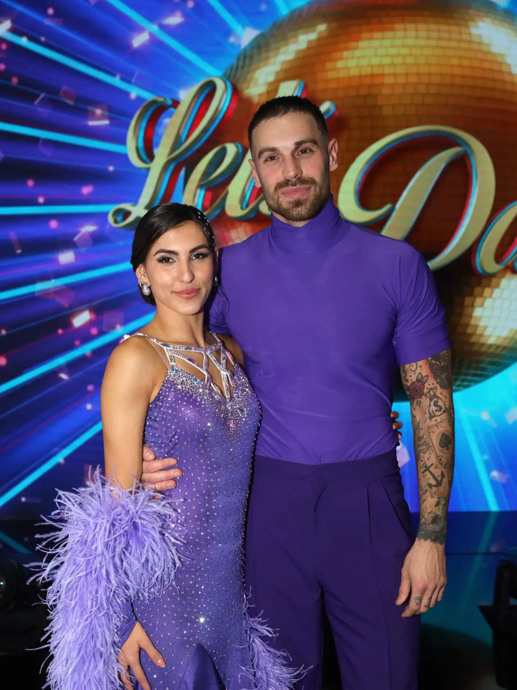 Druhé kolo Let's Dance: Na snímke Adam Šedro s tanečníčkou Jasmin. Jeho výkon bol najslabší a tak sa musel so šou rozlúčiť. 