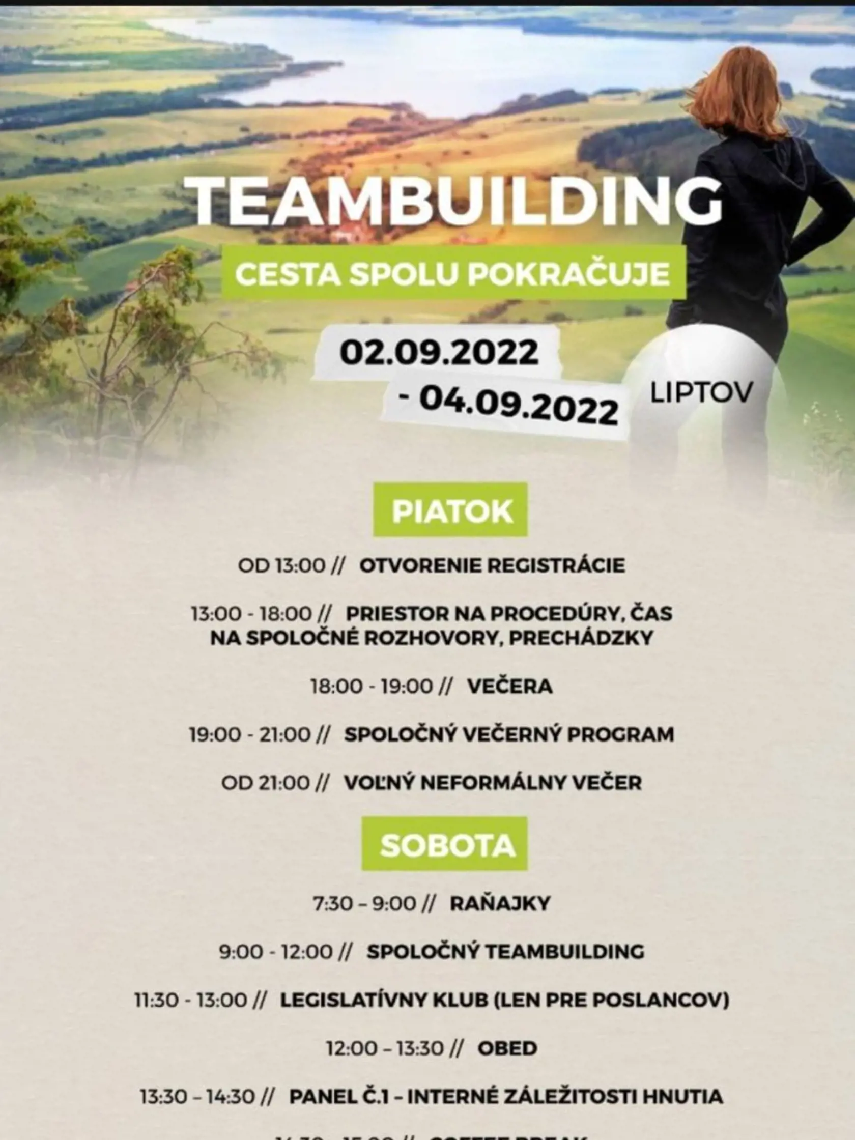 Teambuilding OĽaNO v Liptovskom Jáne. Zúčastnili sa ho politické špičky strany, premiér, ministri a poslanci.