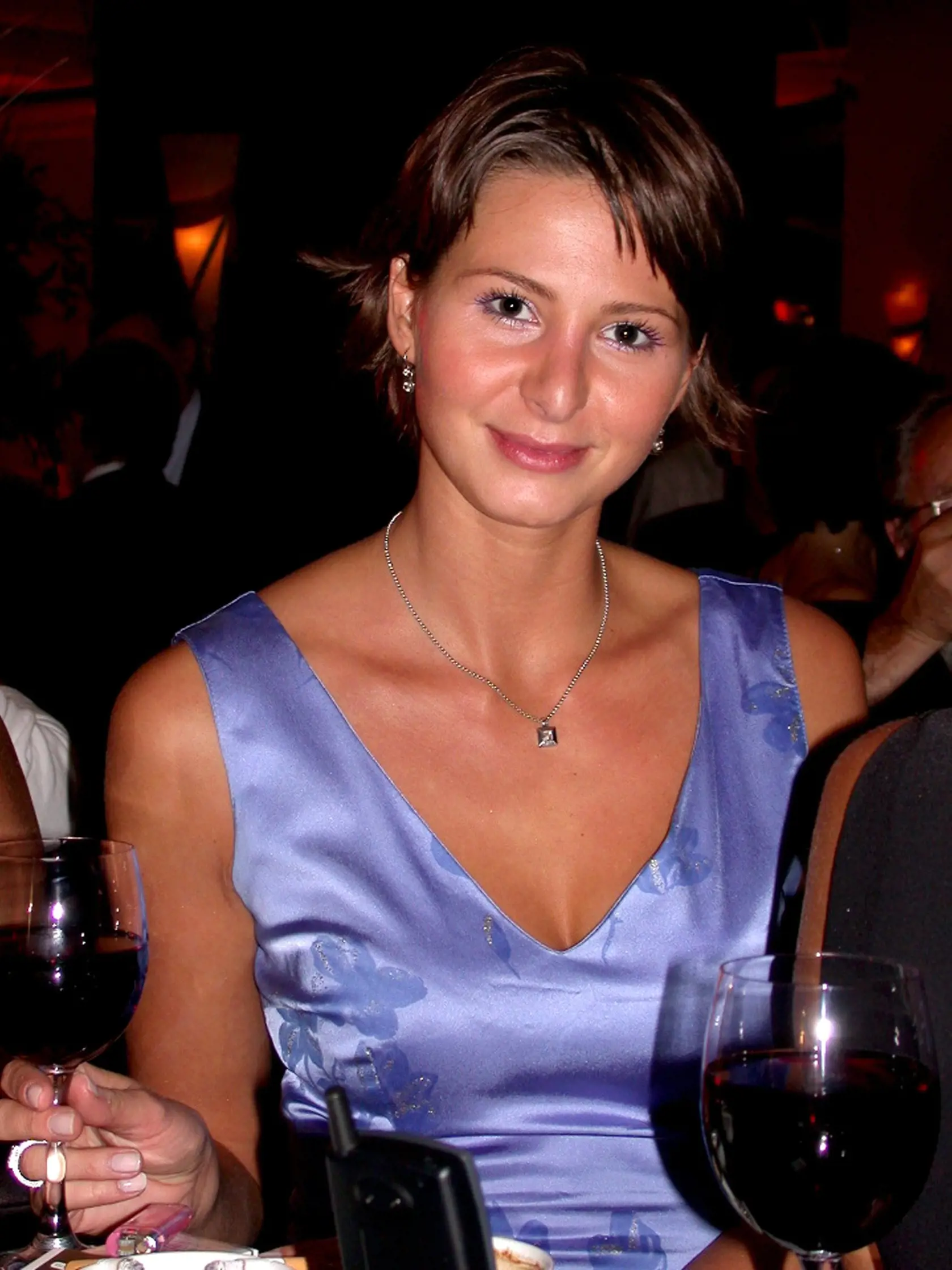 Ivana Gottová, v tom čase Macháčková, po vyhlásení ankety Televízna osobnosť Markízy TOM 2003 v priestoroch hotela Radisson SAS Carlton.
