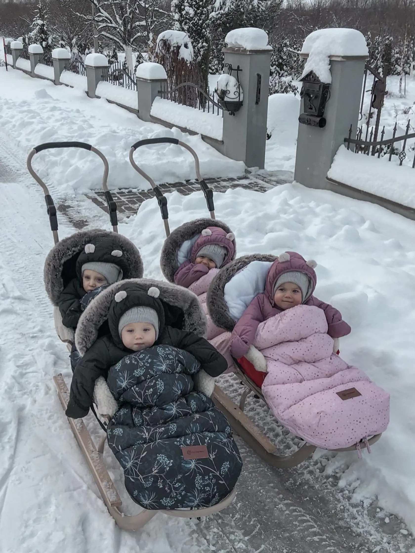 Štvorčatá Križalkovičovcov Damián, Hugo, Noémi, Eliška.