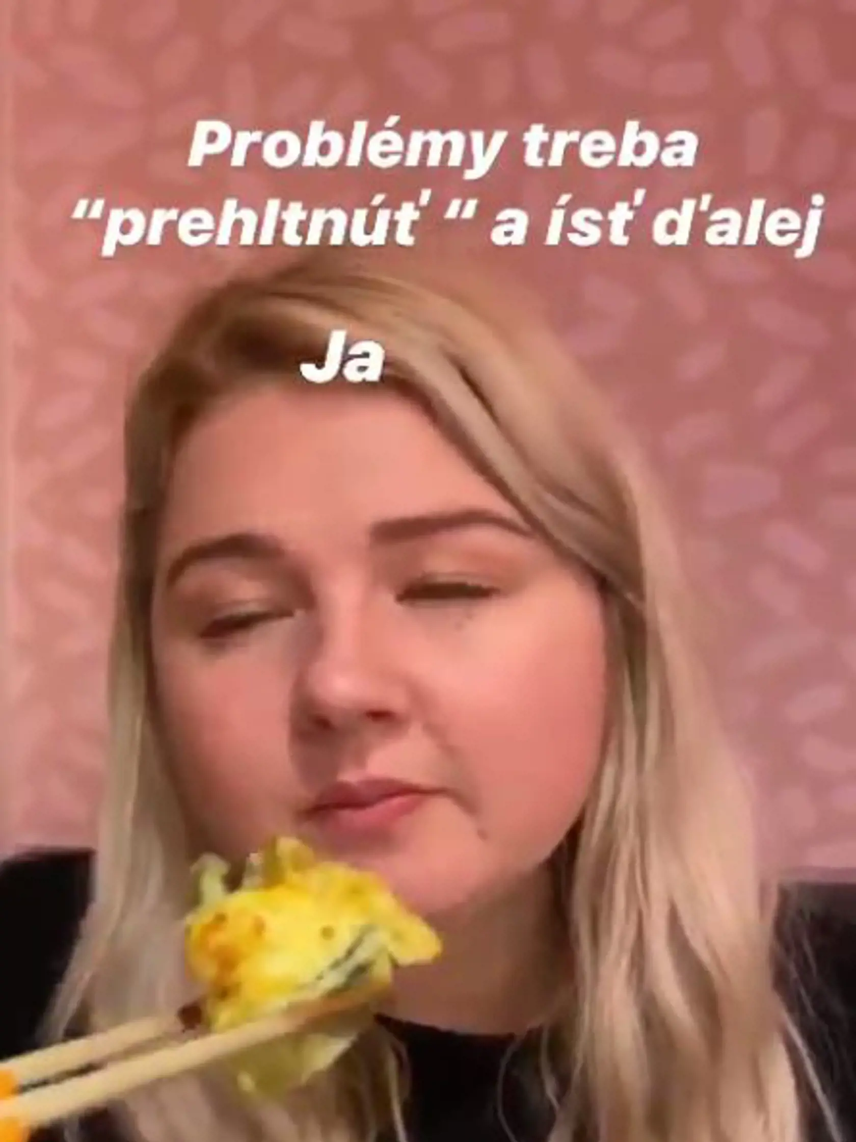 Problémy začala Evelyn zajedať.