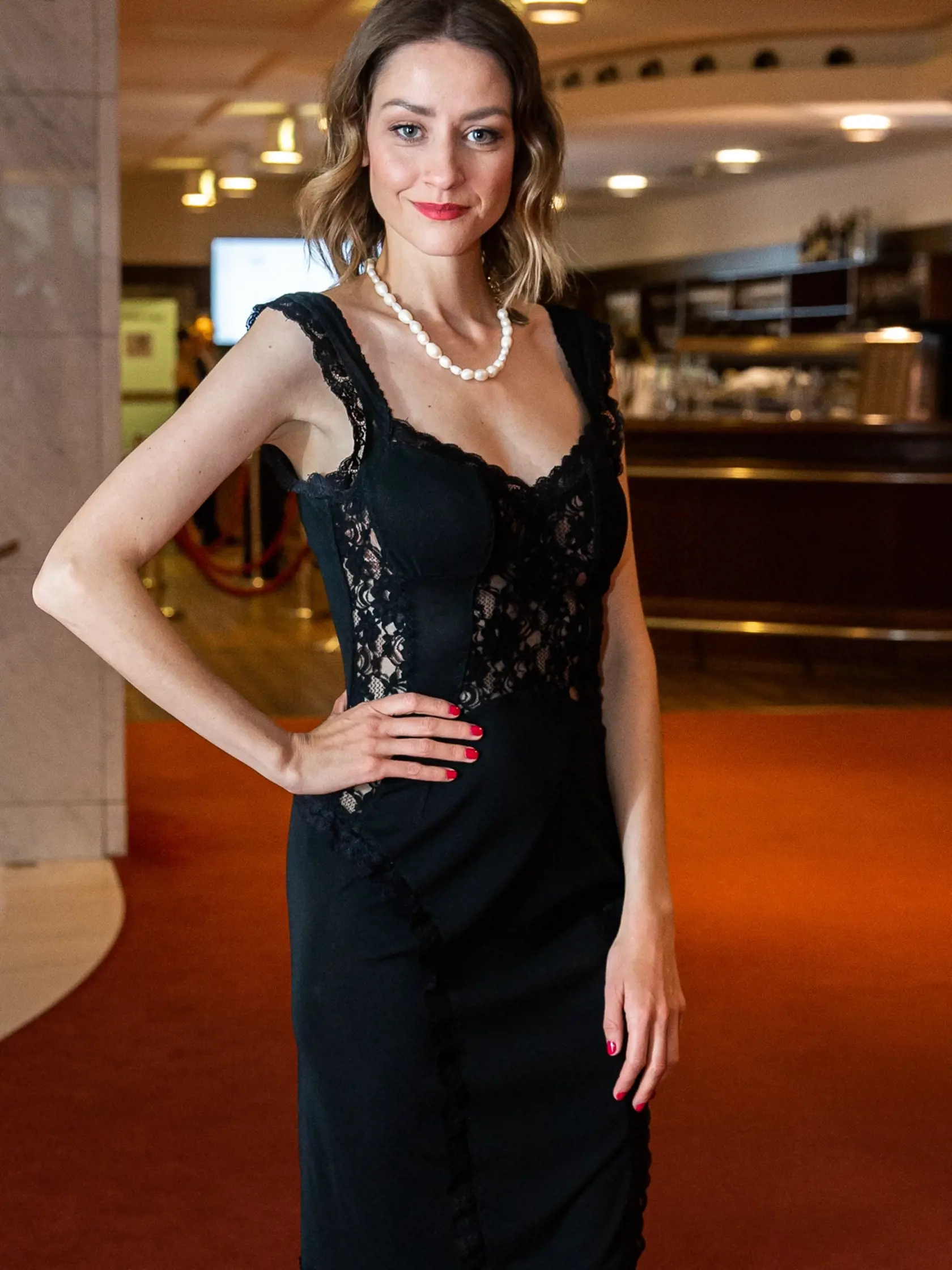 Premiéra baletu "Fashion Ballet 22" v novej budove SND v Bratislave. Na snímke Babsy Jagušák.