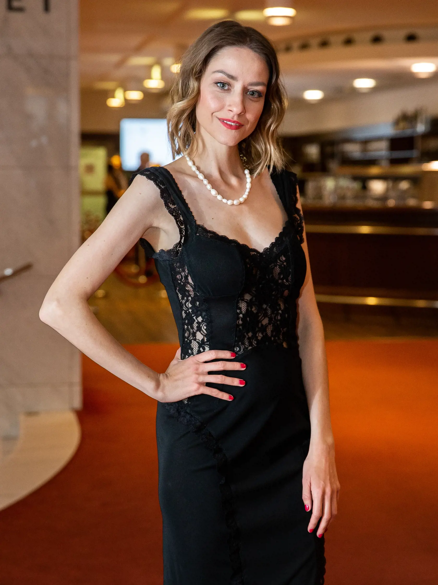 Premiéra baletu "Fashion Ballet 22" v novej budove SND v Bratislave. Na snímke Babsy Jagušák.