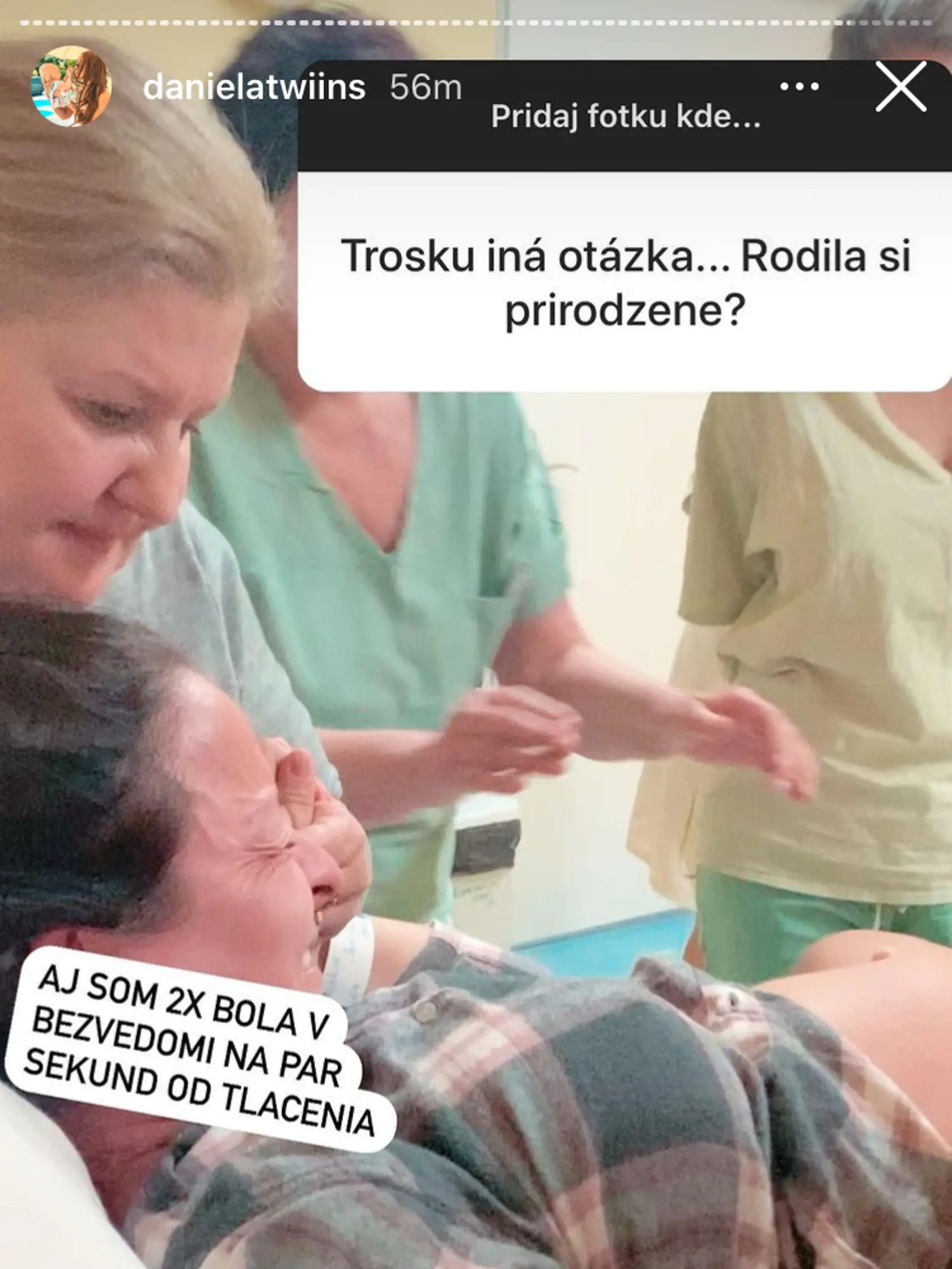 Twiinska Daniela Nízlová pred pár dňami zverejnila intímny záber z pôrodnice, keď v januári 2020 rodila dcérku Lindu.