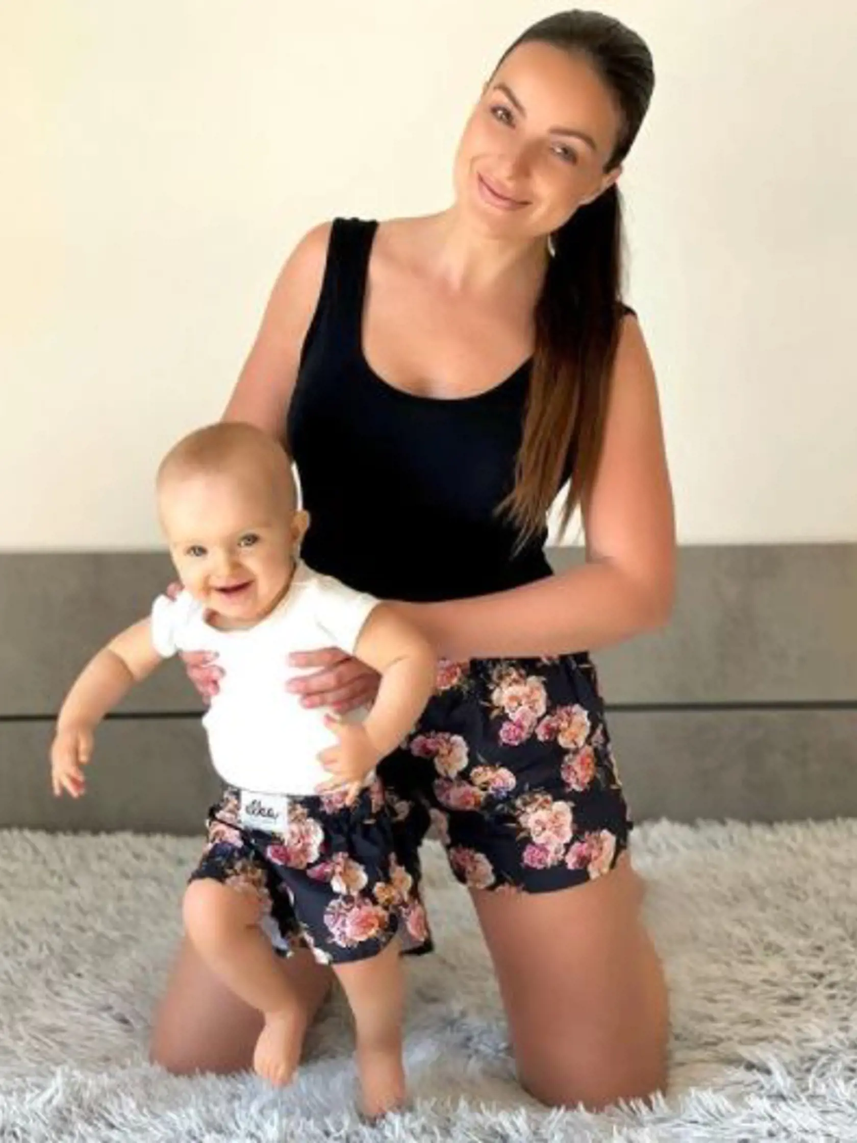 Daniela Nízlová s dcérkou Lindou.