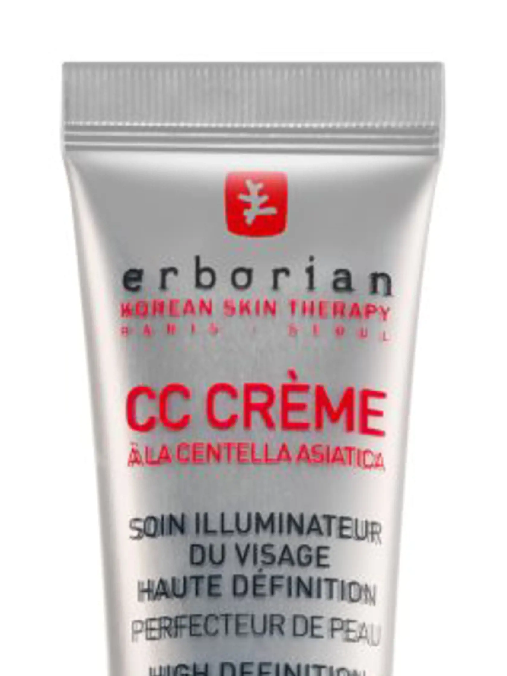 Tip: CC Crème Centella Asiatica rozjasňujúci krém pre jednotný tón pleti SPF 25, Erborian, 14,39 €