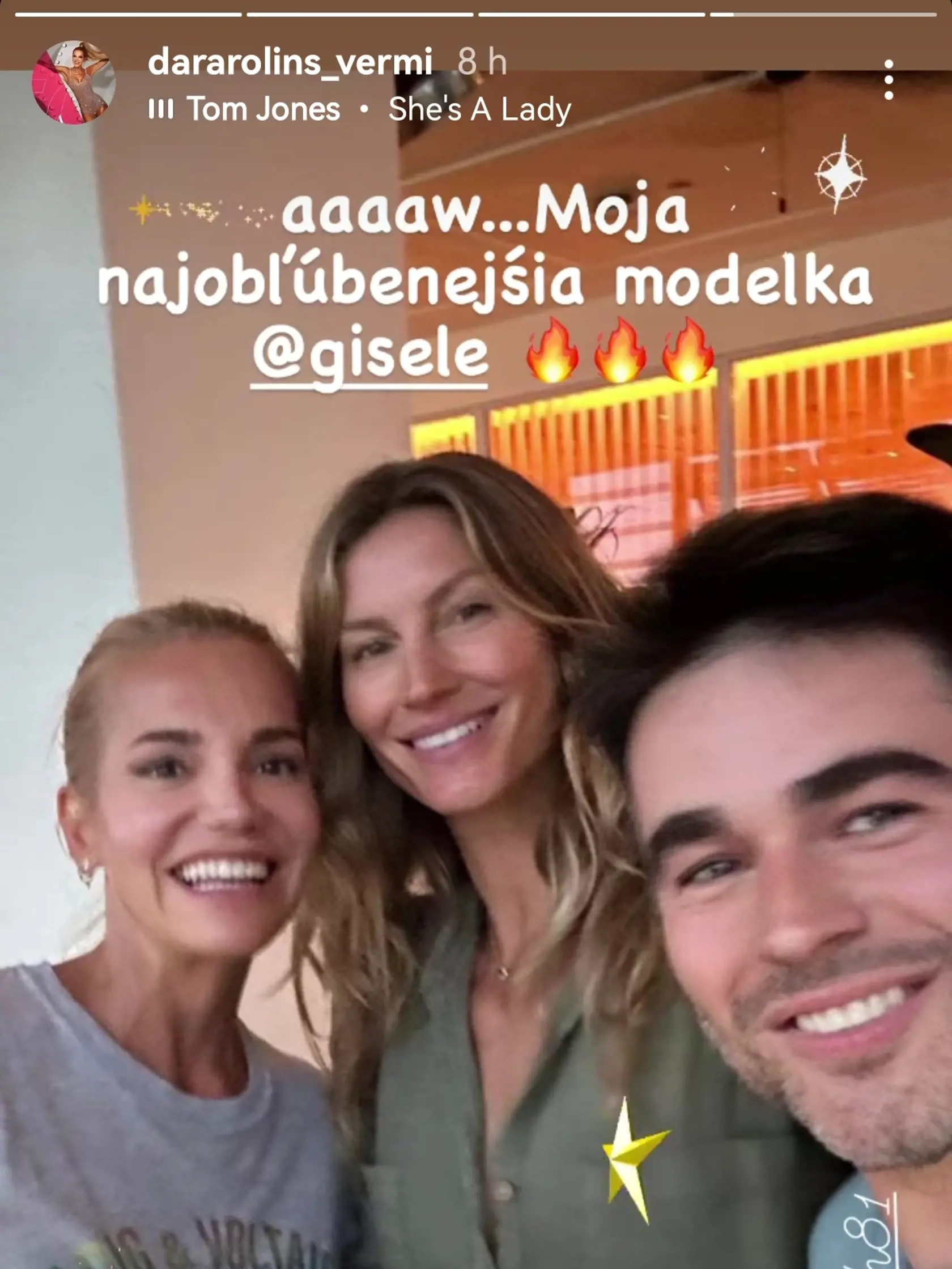 Dara na dovolenke stretla známu topmodelku!