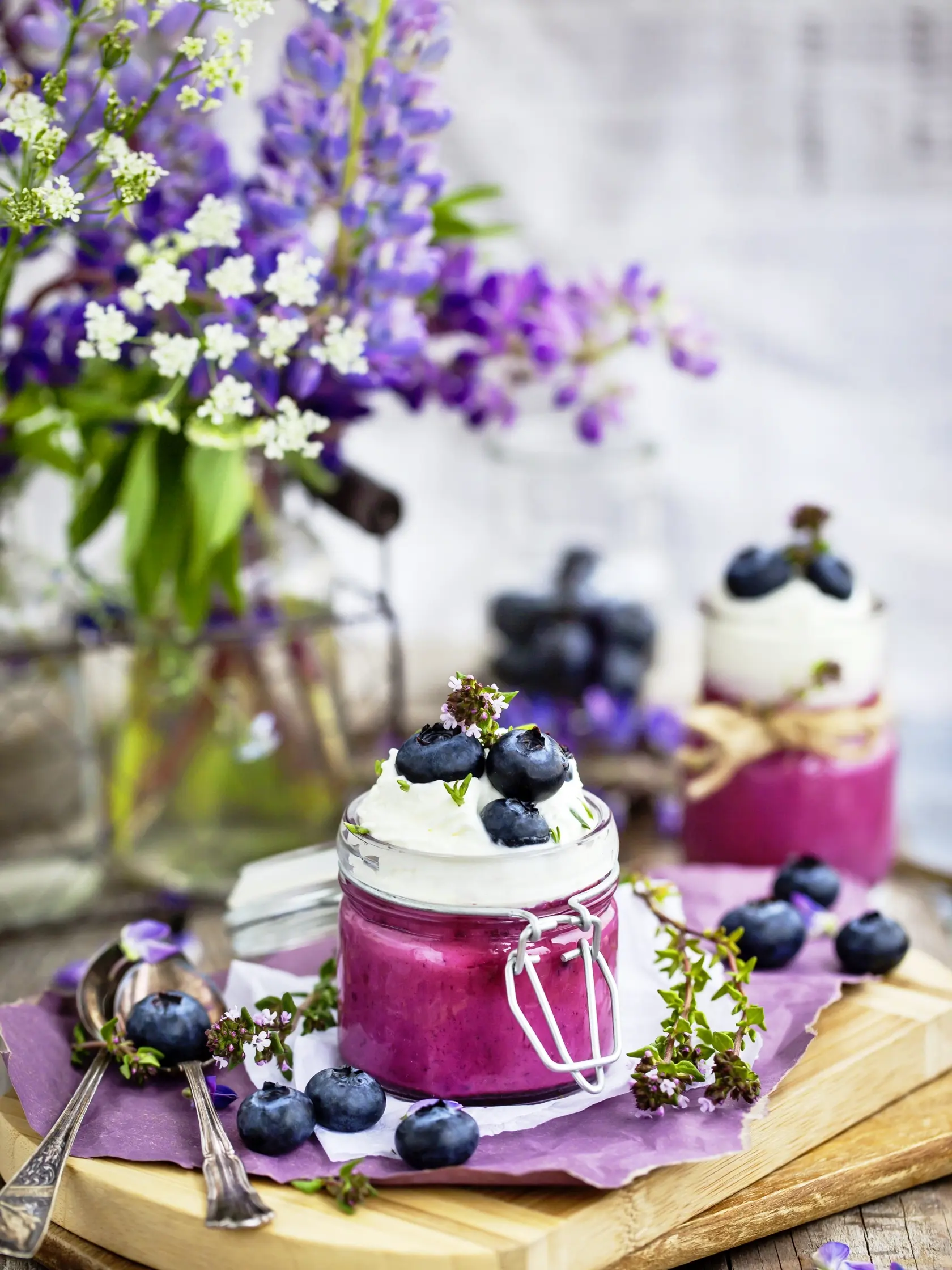 Panna cotta so šľahačkou