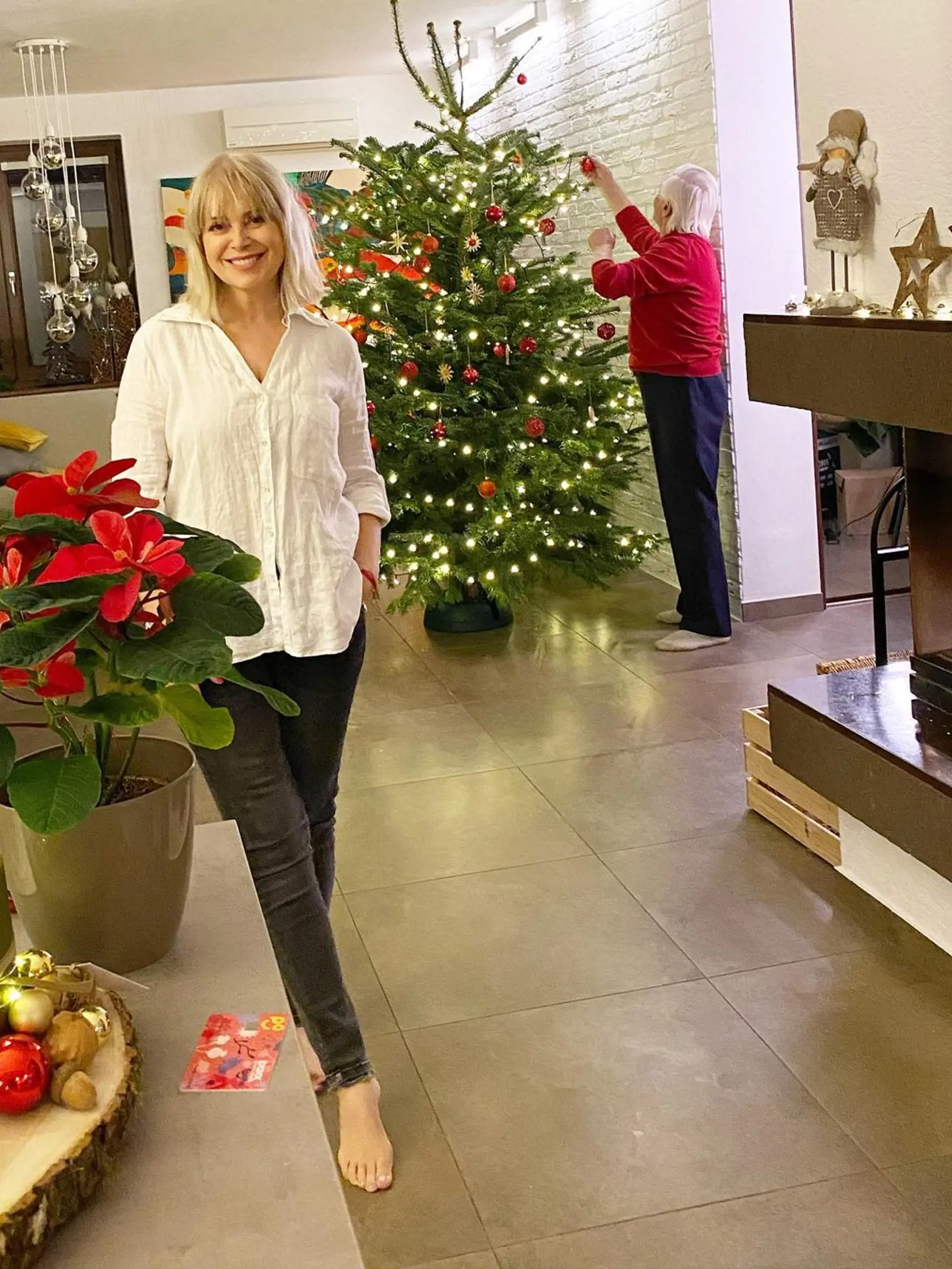 Zuzka Vačková počas Vianoc
