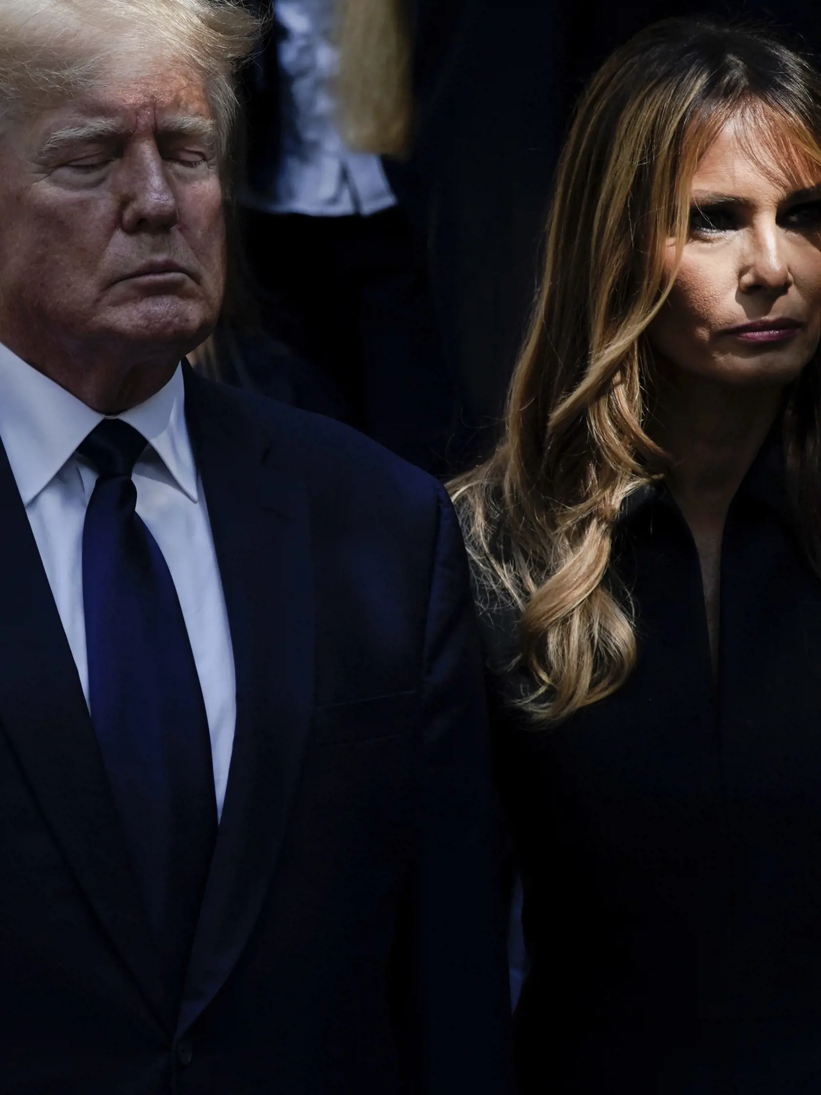 Donalda Trumpa sprevádzala jeho manželka Melania.