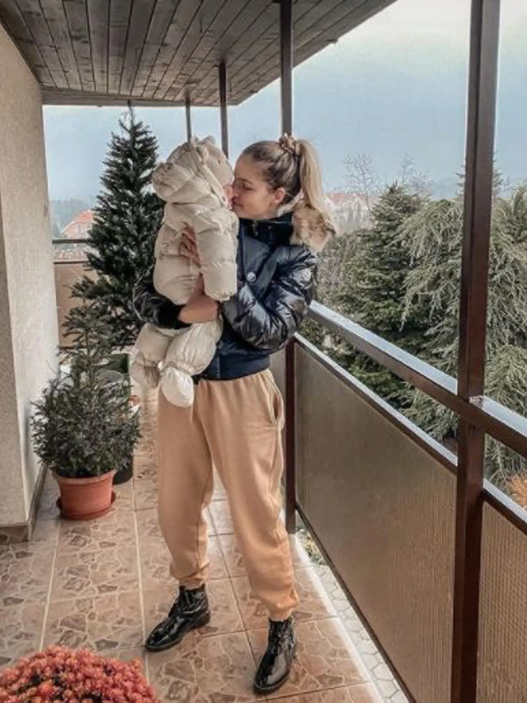 Ivana Gáborík s dcérkou Bellou.