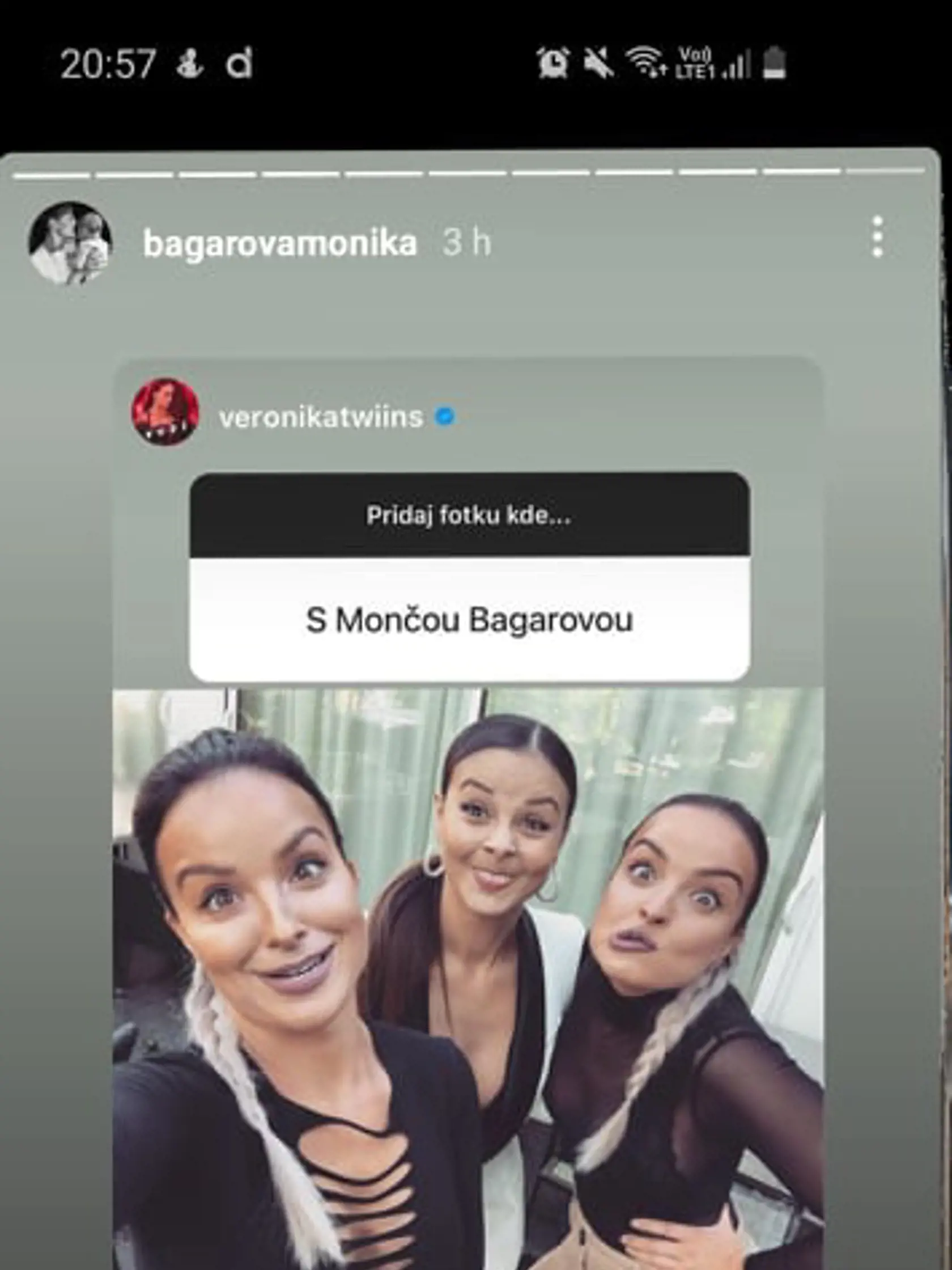 Veronika Nízlová zverejnila bláznivú foto so svojou sestrou a s Monikou Bagarovou