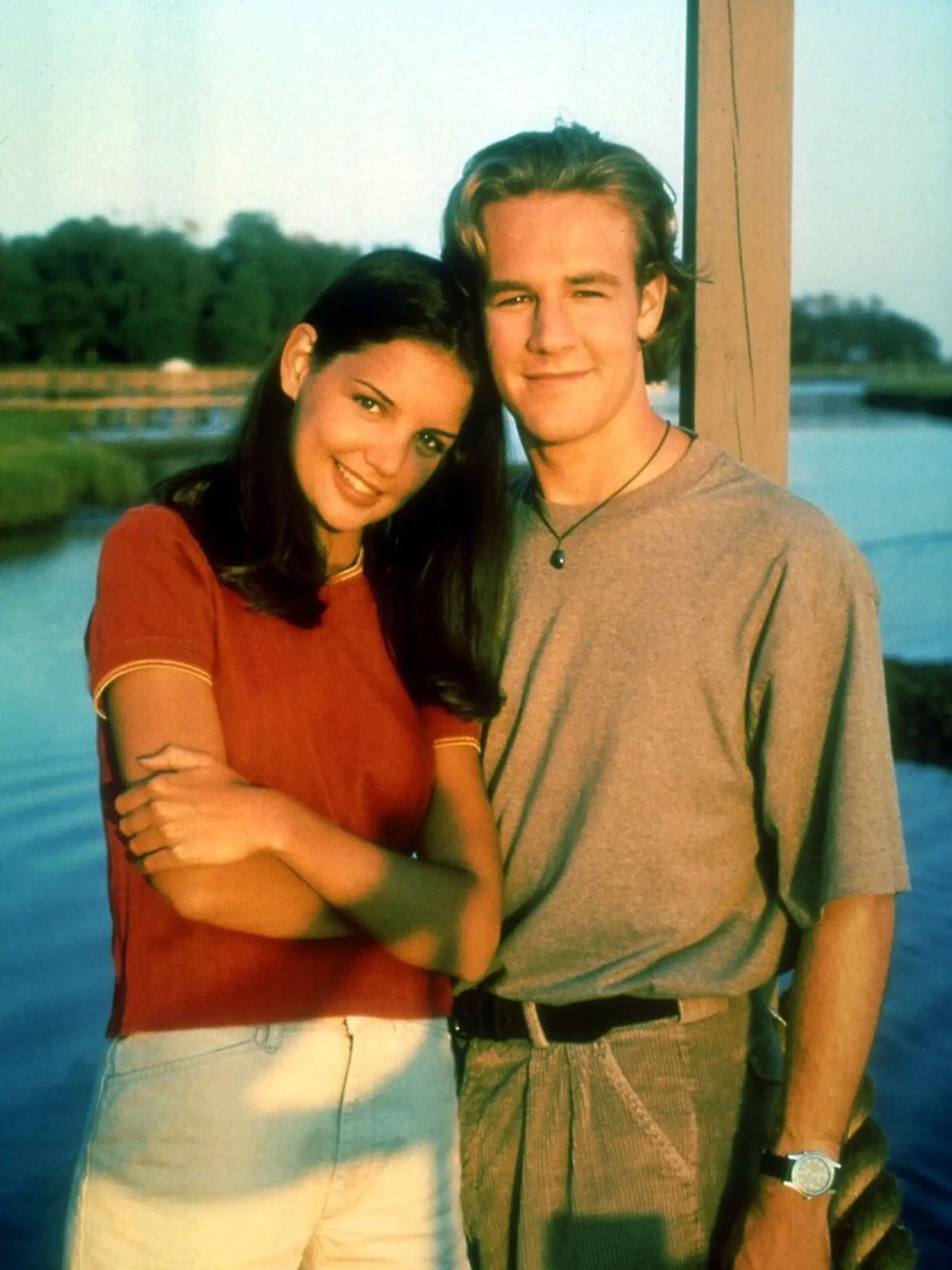 V seriáli Dawsonov svet s Katie Holmes.