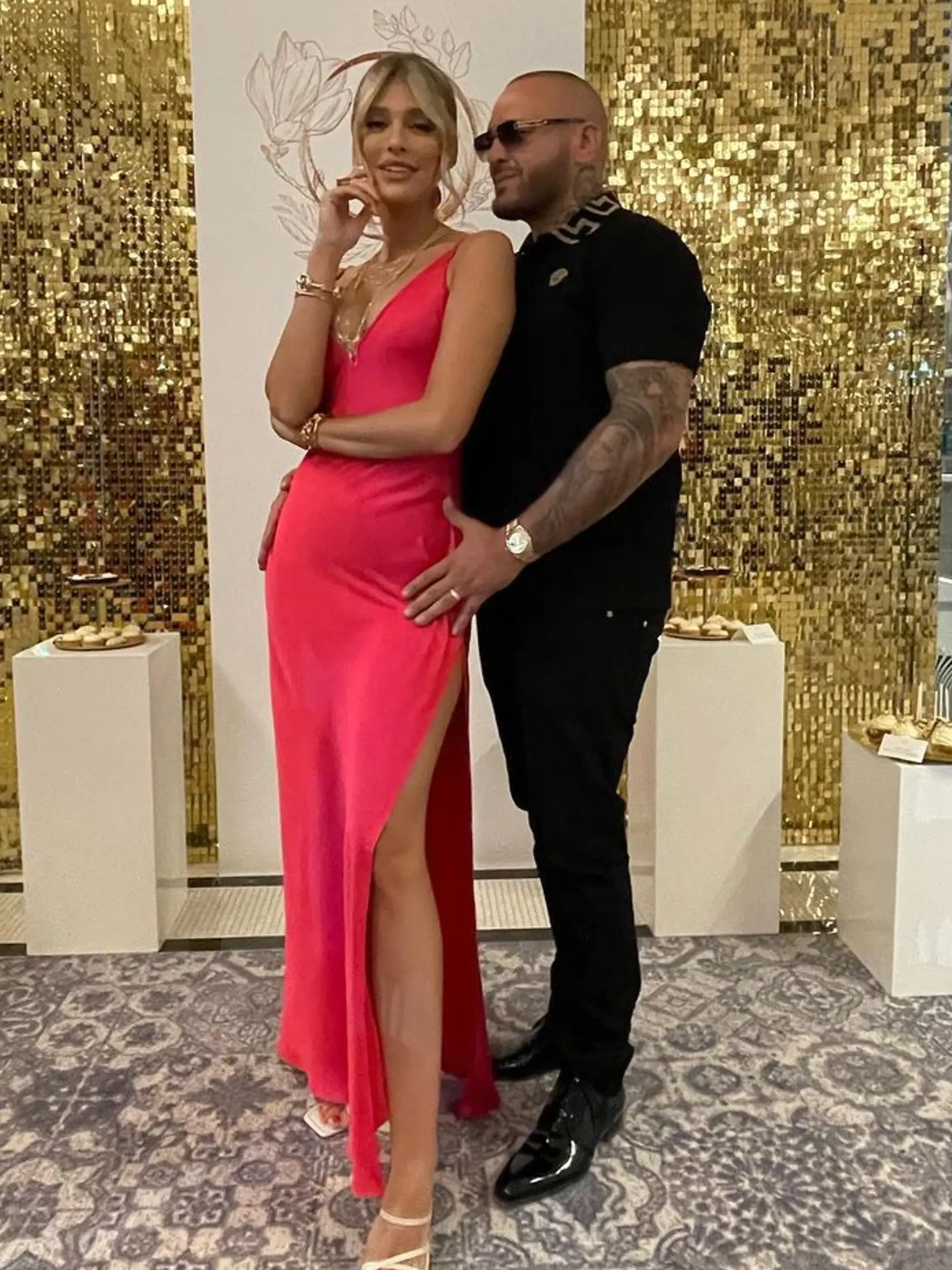 Jasmina a Patrik na svadbe Gabriely Ruman Drobovej